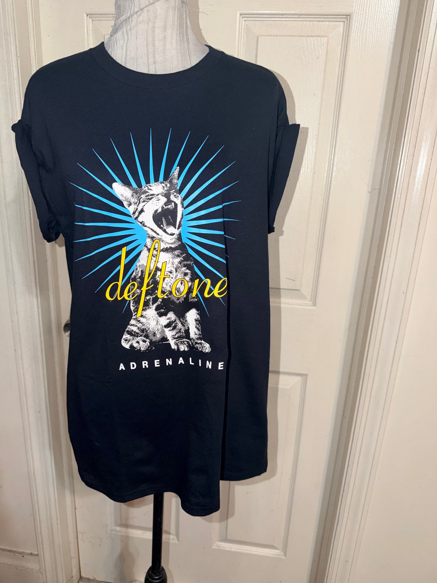 Deftones Oversized Distressed Tee