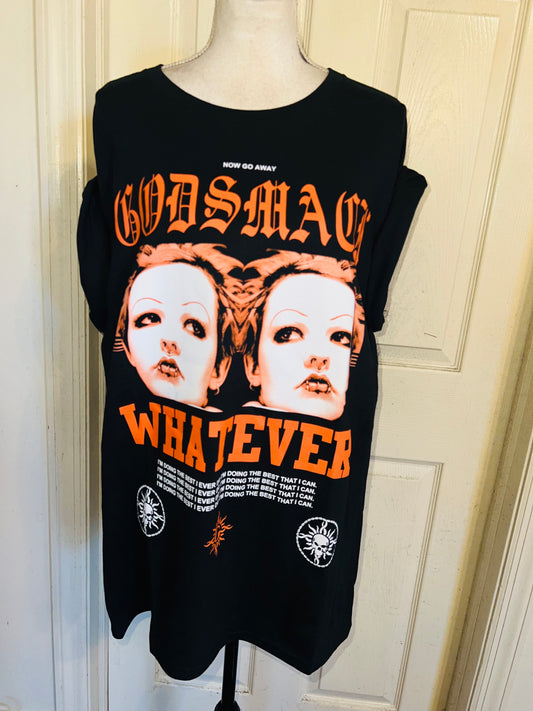 Godsmack Oversized Distressed Tee
