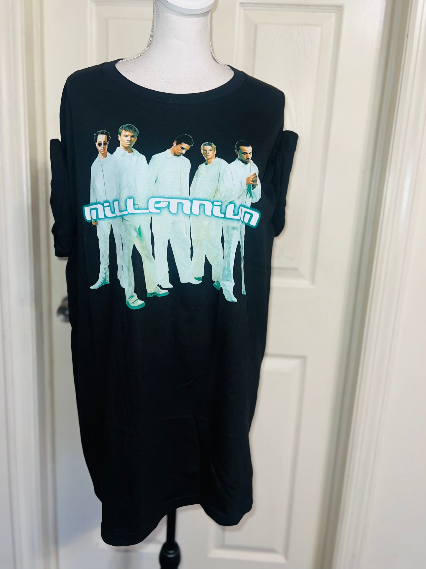 Backstreet Boys Oversized Distressed Tee
