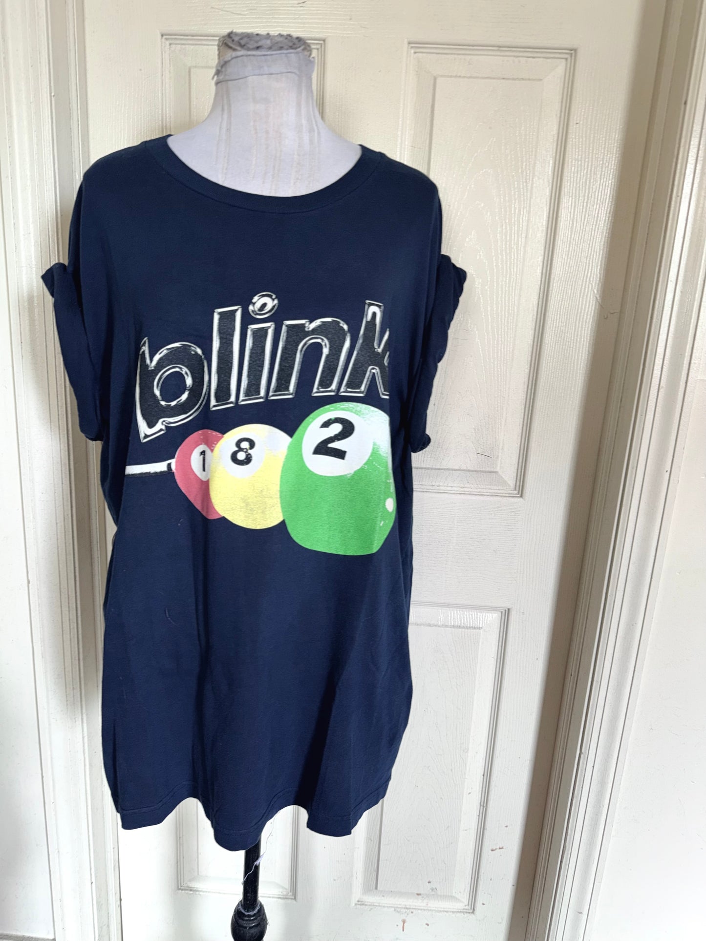 Blink-182 Oversized Distressed Tee
