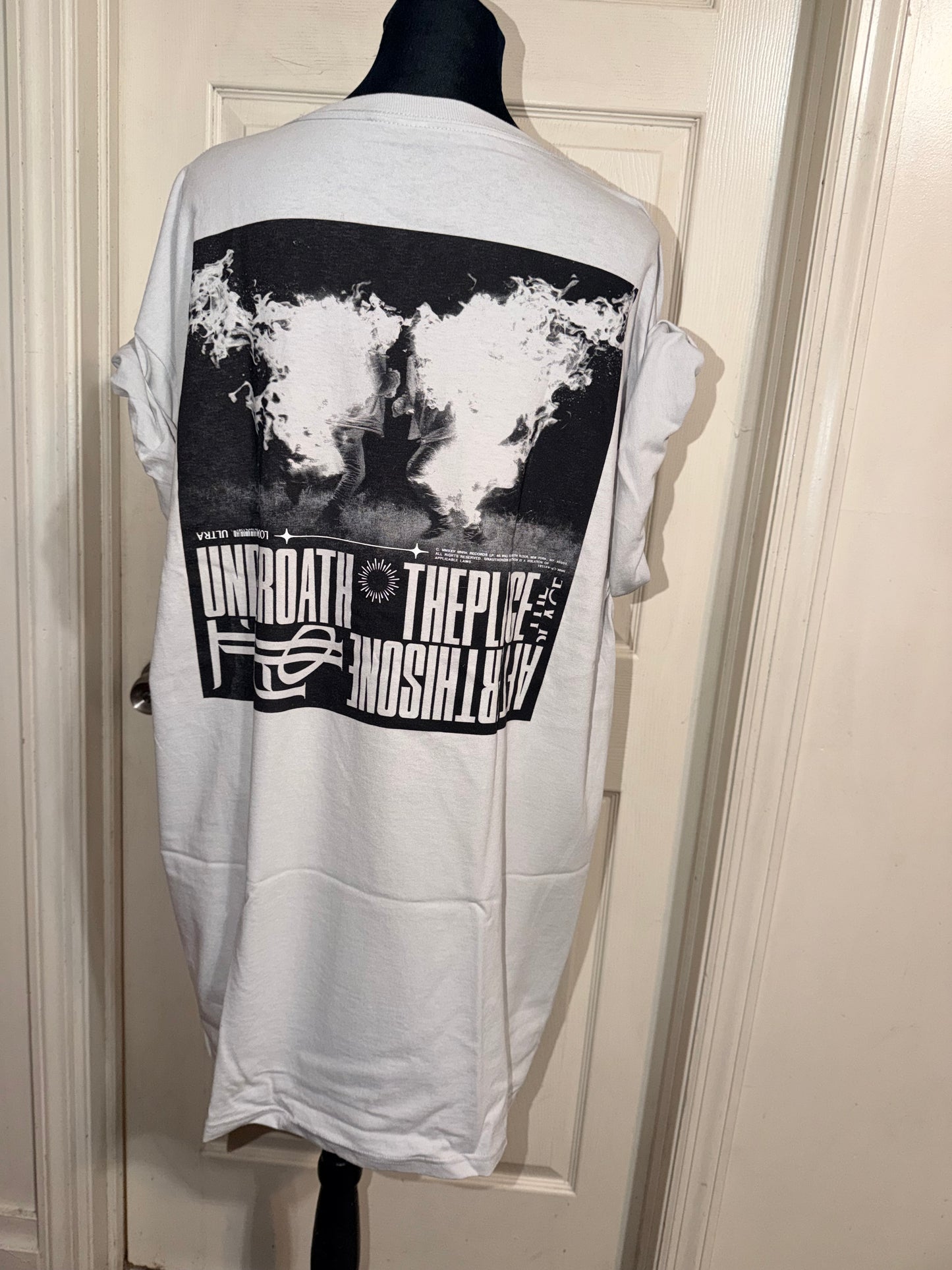 Underoath Double Sided Oversized Distressed Tee