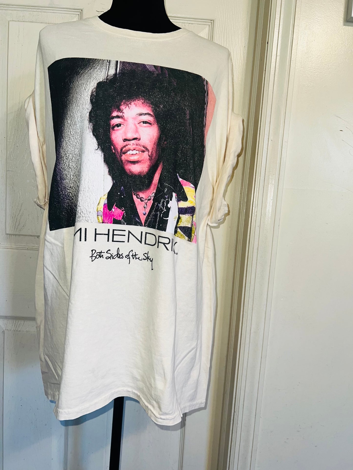 Jimi Hendrix Oversized Distressed Tee