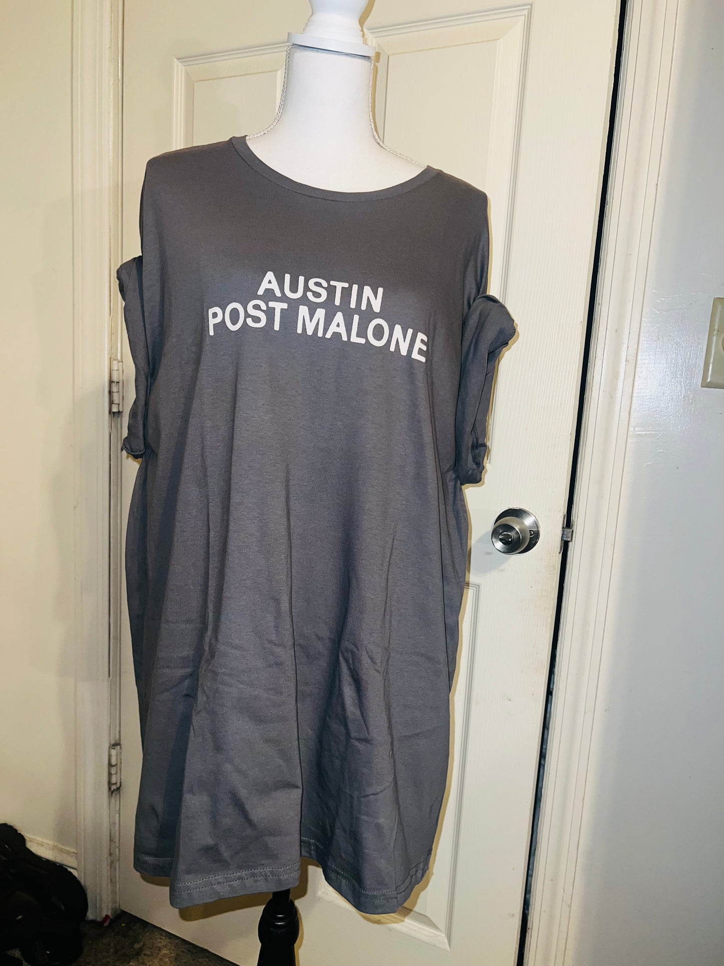 Post Malone Double Sided Oversized Distressed Tee