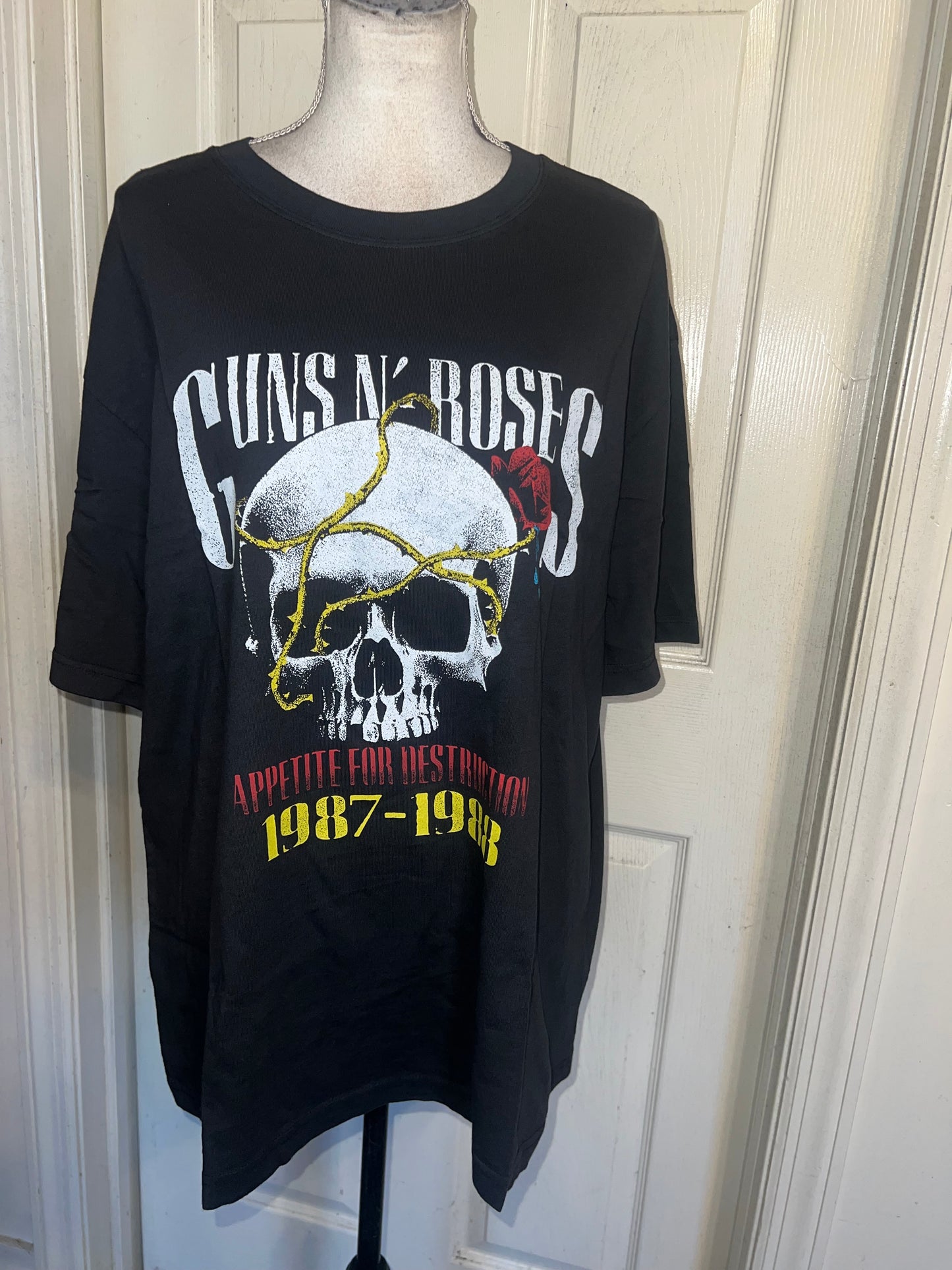 Guns N’ Roses Double Sided Oversized Distressed Tee