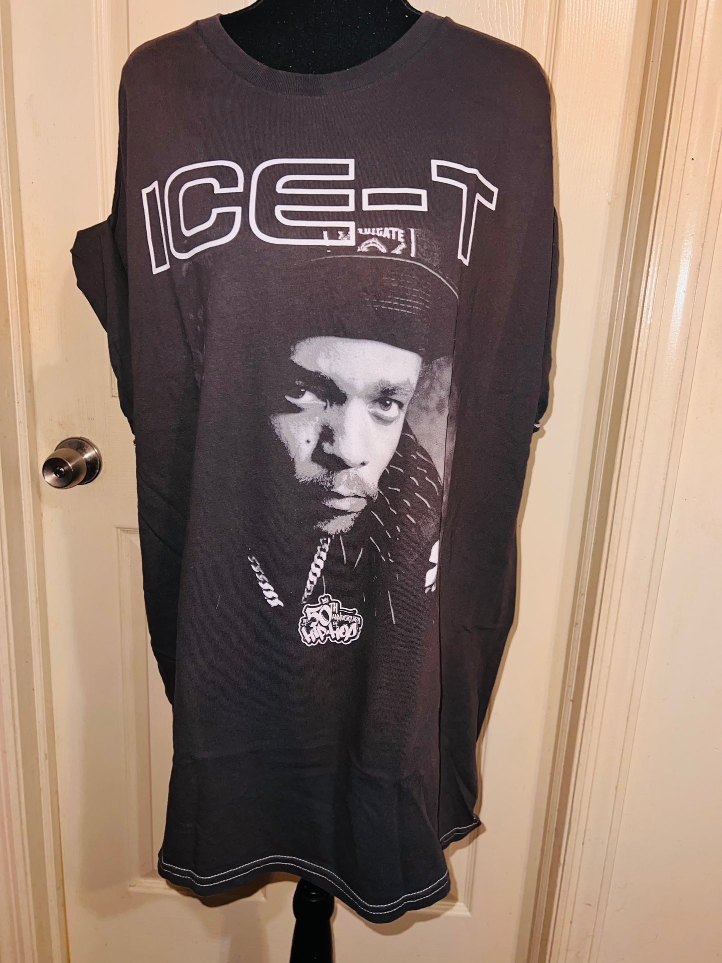 Ice-T Oversized Distressed Tee