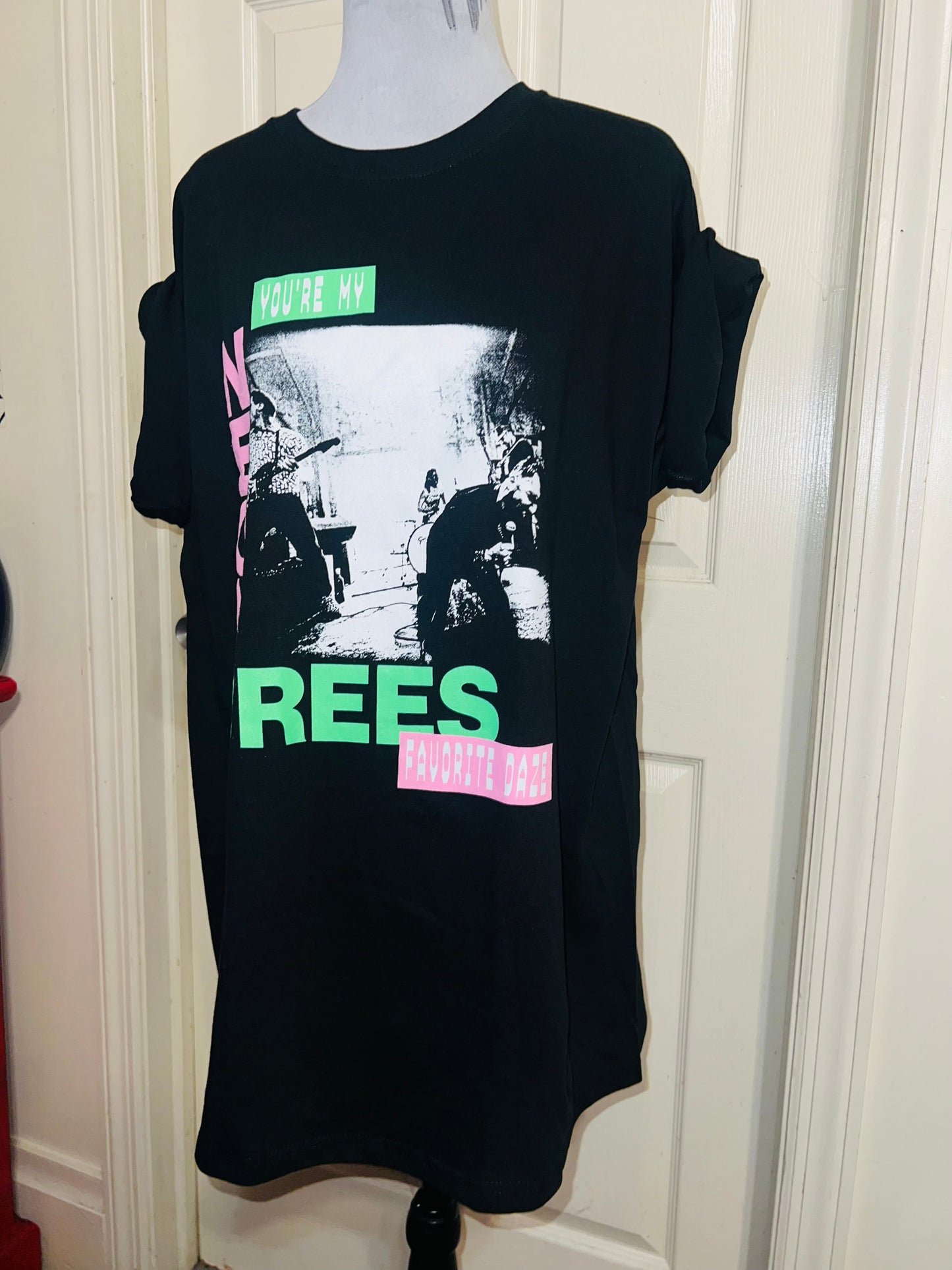 Neon Trees Oversized Distressed Tee