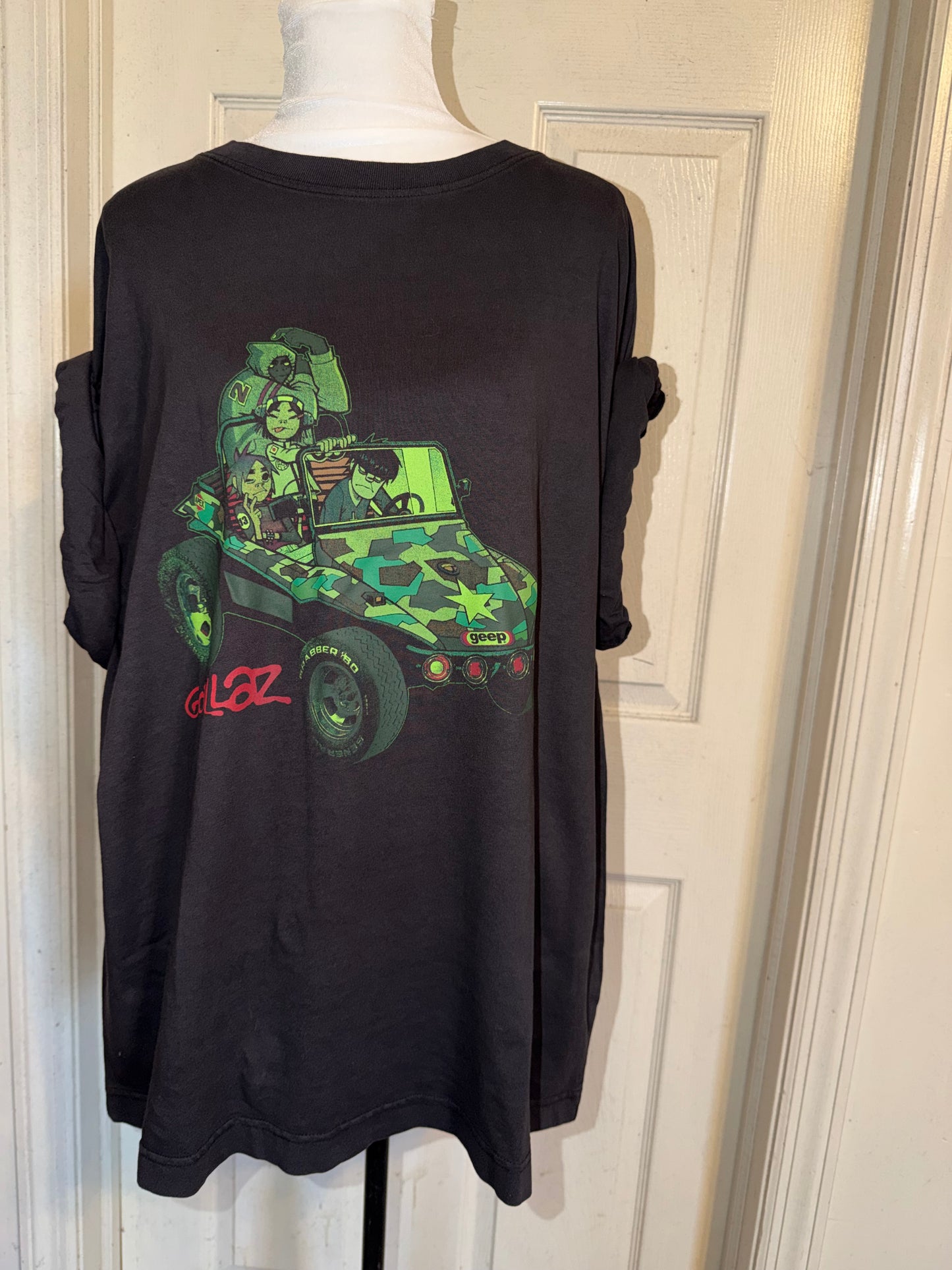 Gorillaz Oversized Distressed Tee