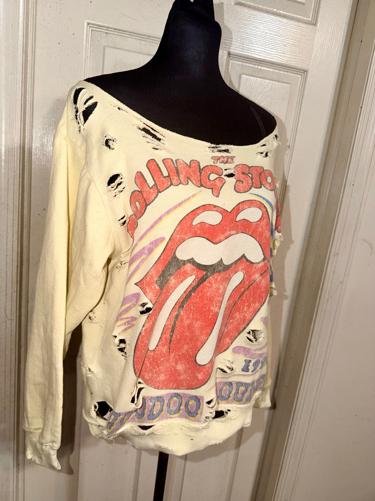 The Rolling Stones Distressed Sweatshirt