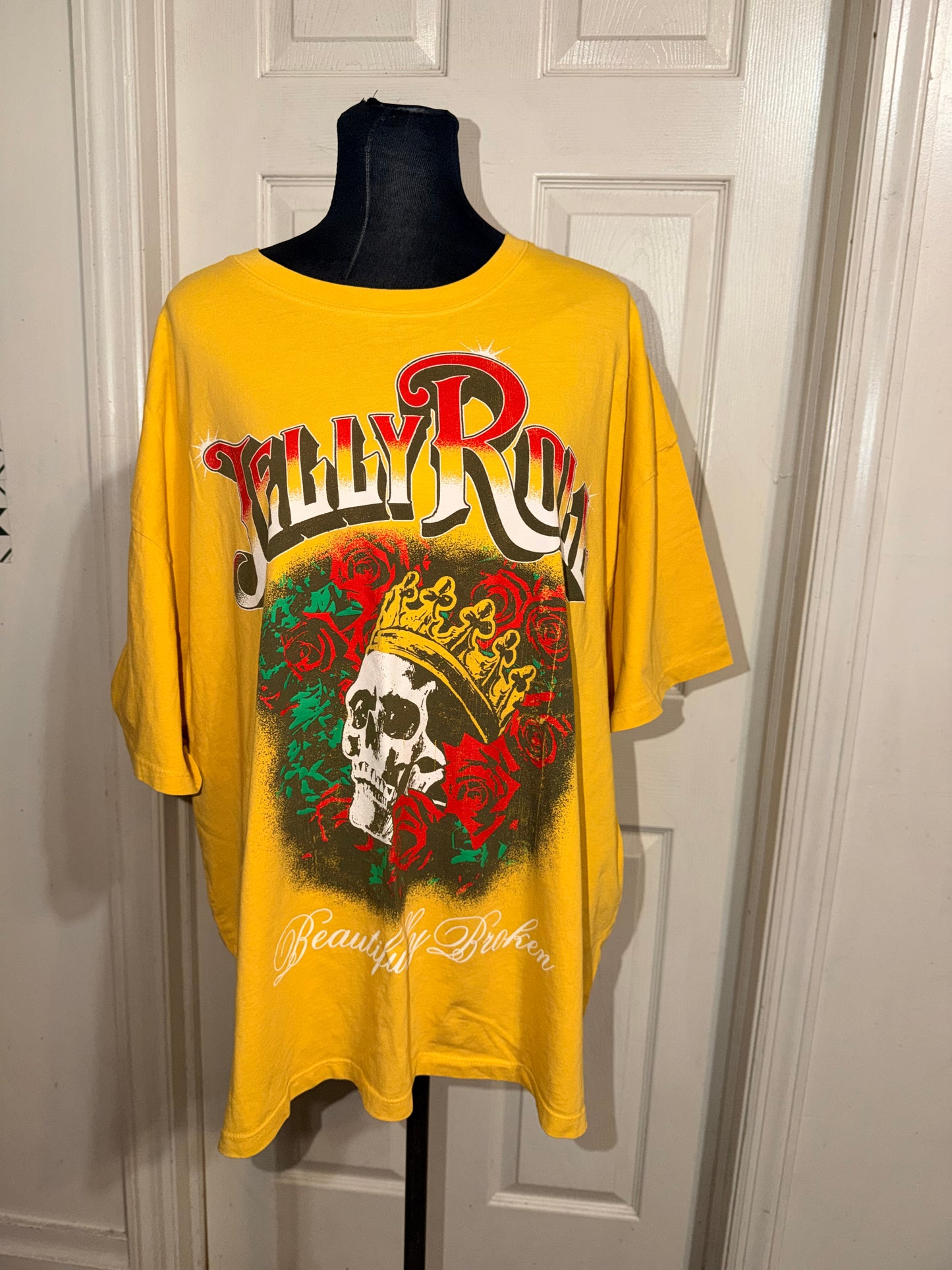 Jelly Roll Double Sided Oversized Distressed Tee