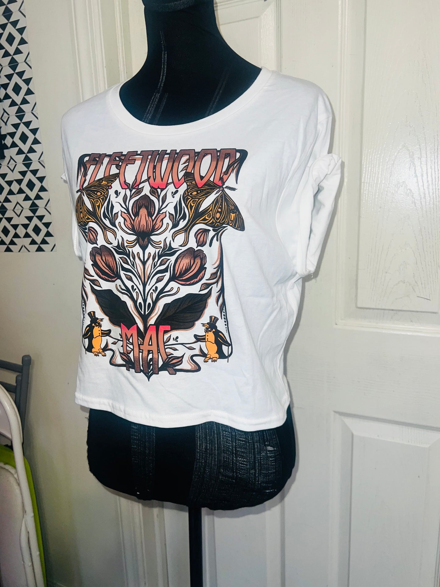 Fleetwood Mac Distressed Baby Tee