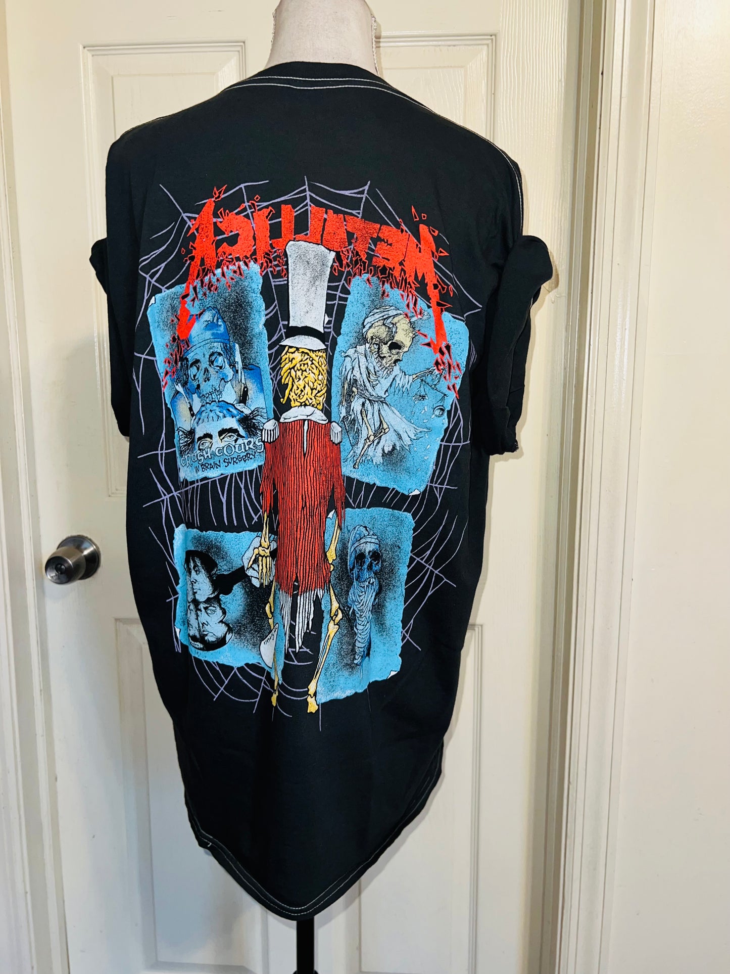 Metallica Double Sided Oversized Distressed Tee