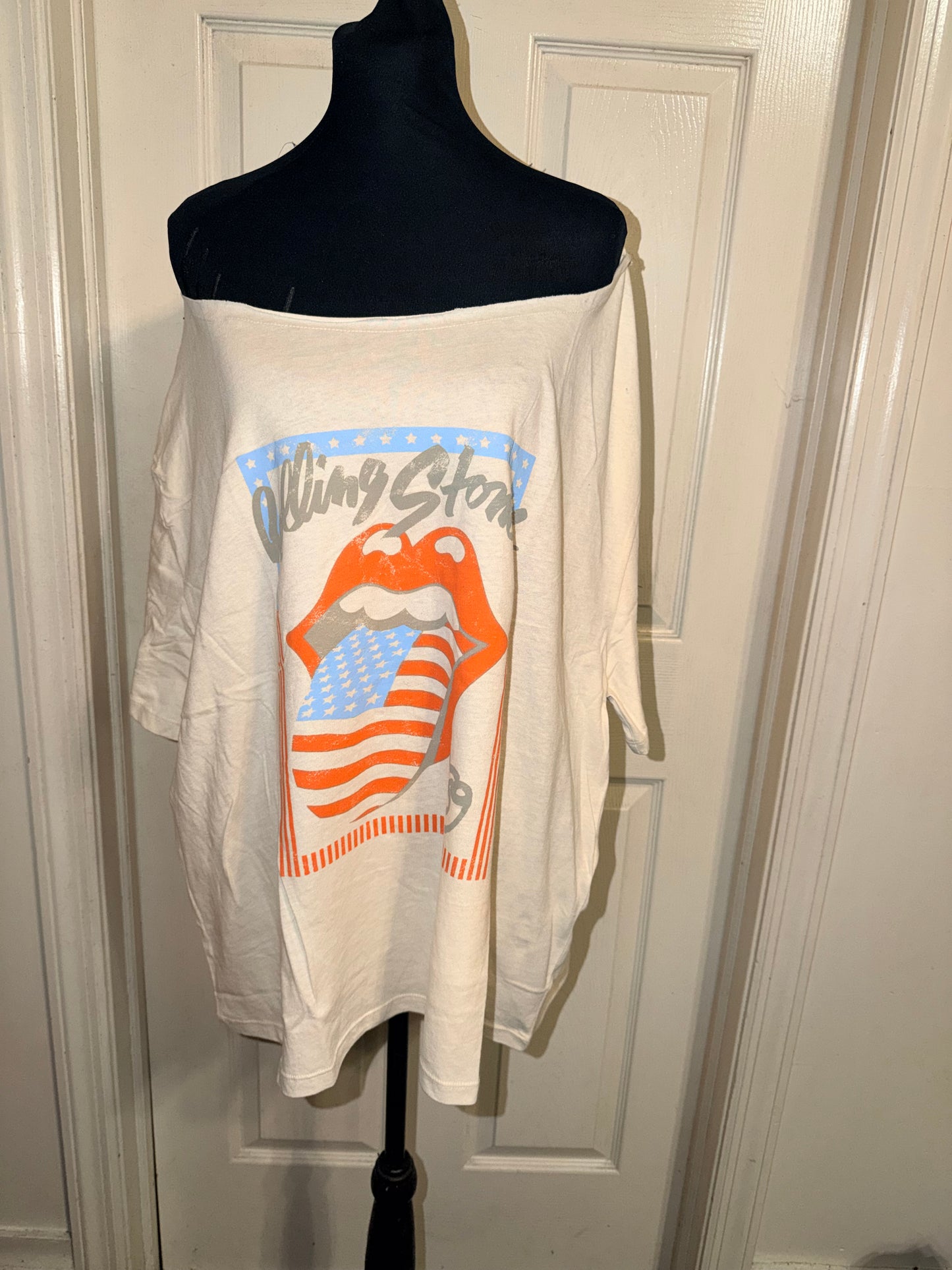 The Rolling Stones OFTS Oversized Distressed Tee