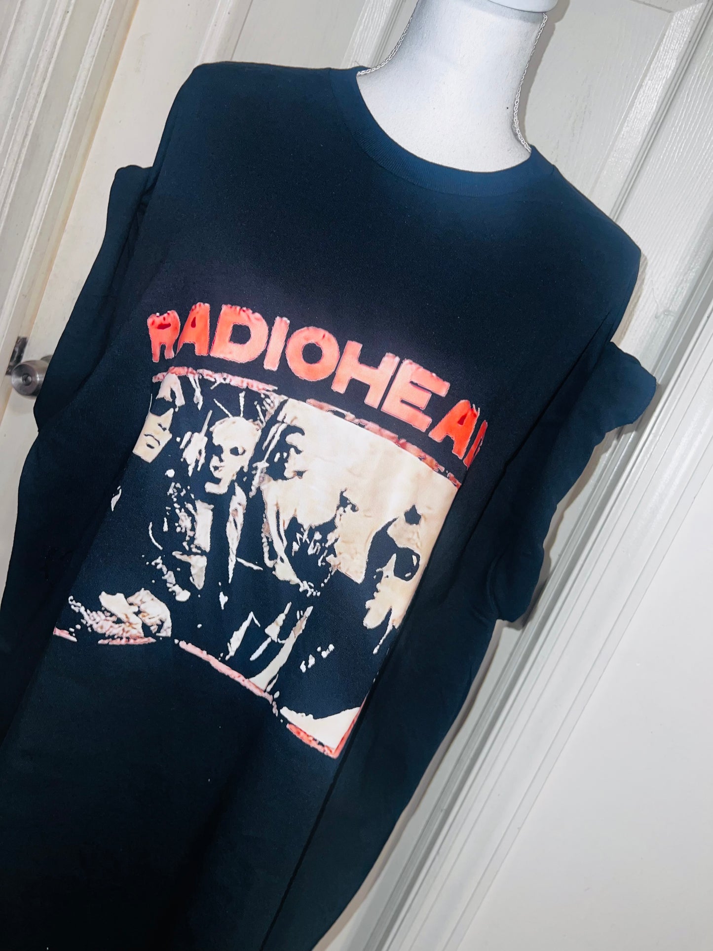 Radiohead Oversized Distressed Tee