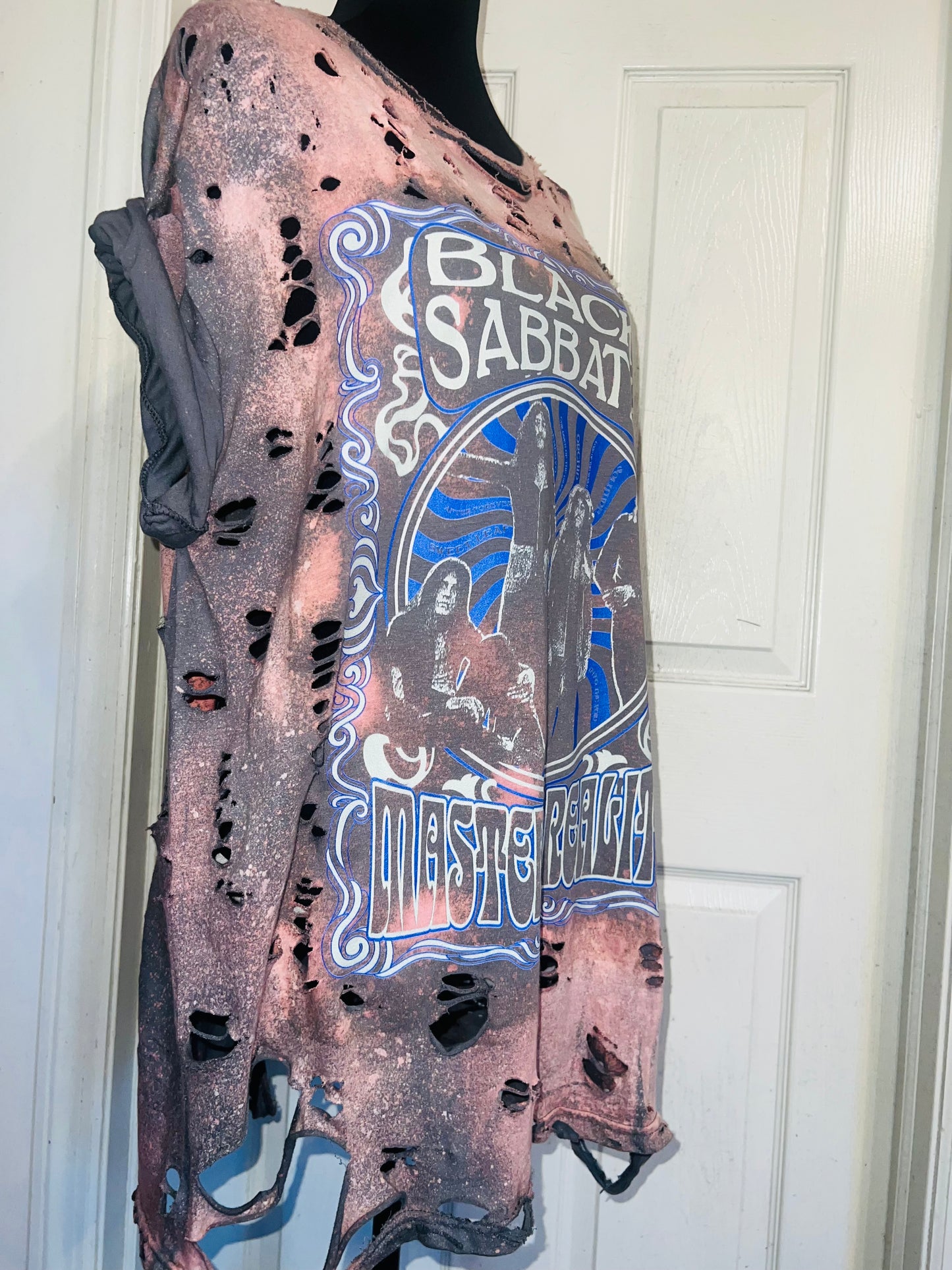 Black Sabbath Oversized Distressed Tee