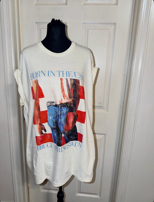 Bruce Springsteen Oversized Distressed Tee