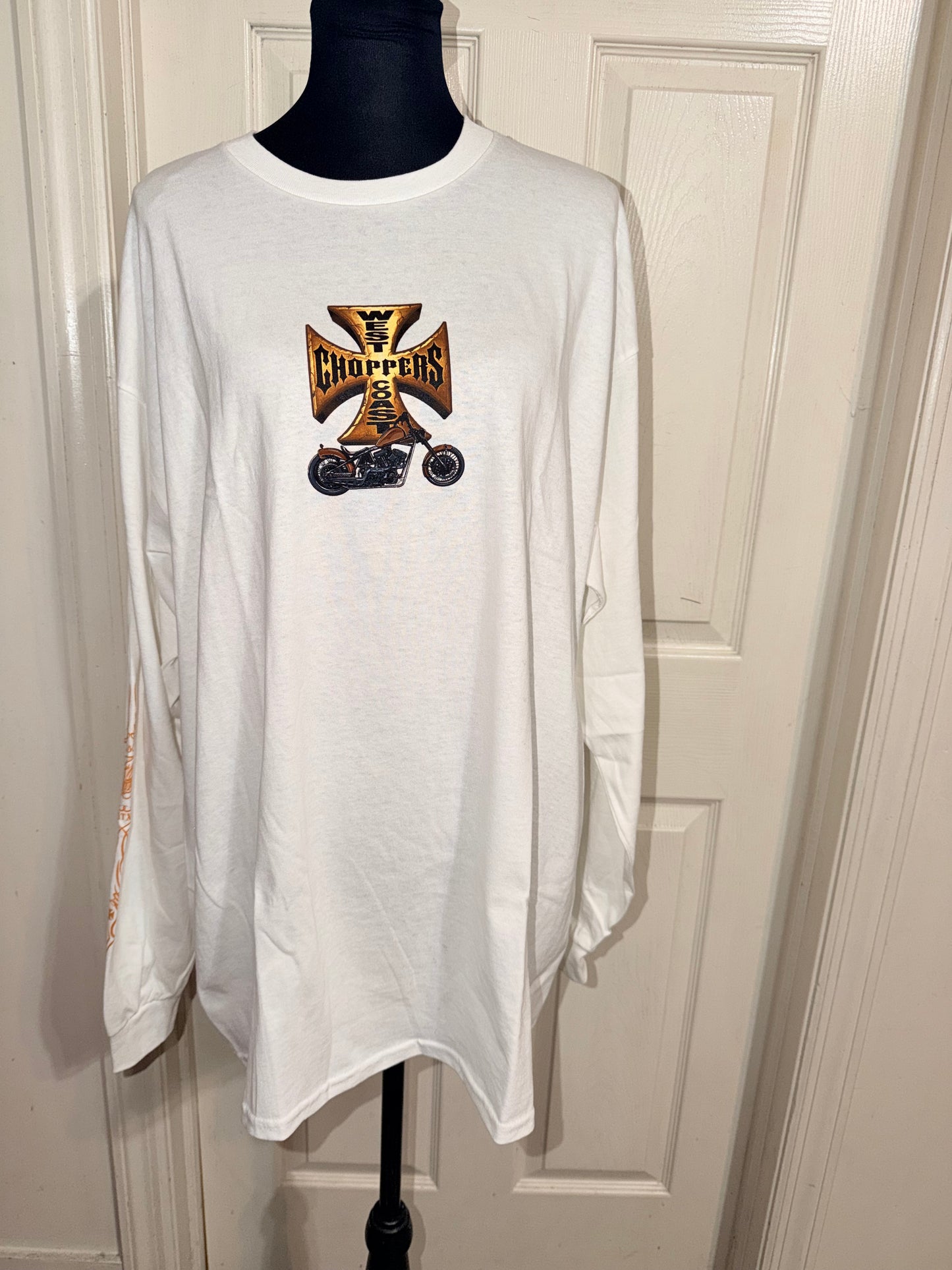 West Coast Choppers Double Sided Oversized Long Sleeve Tee