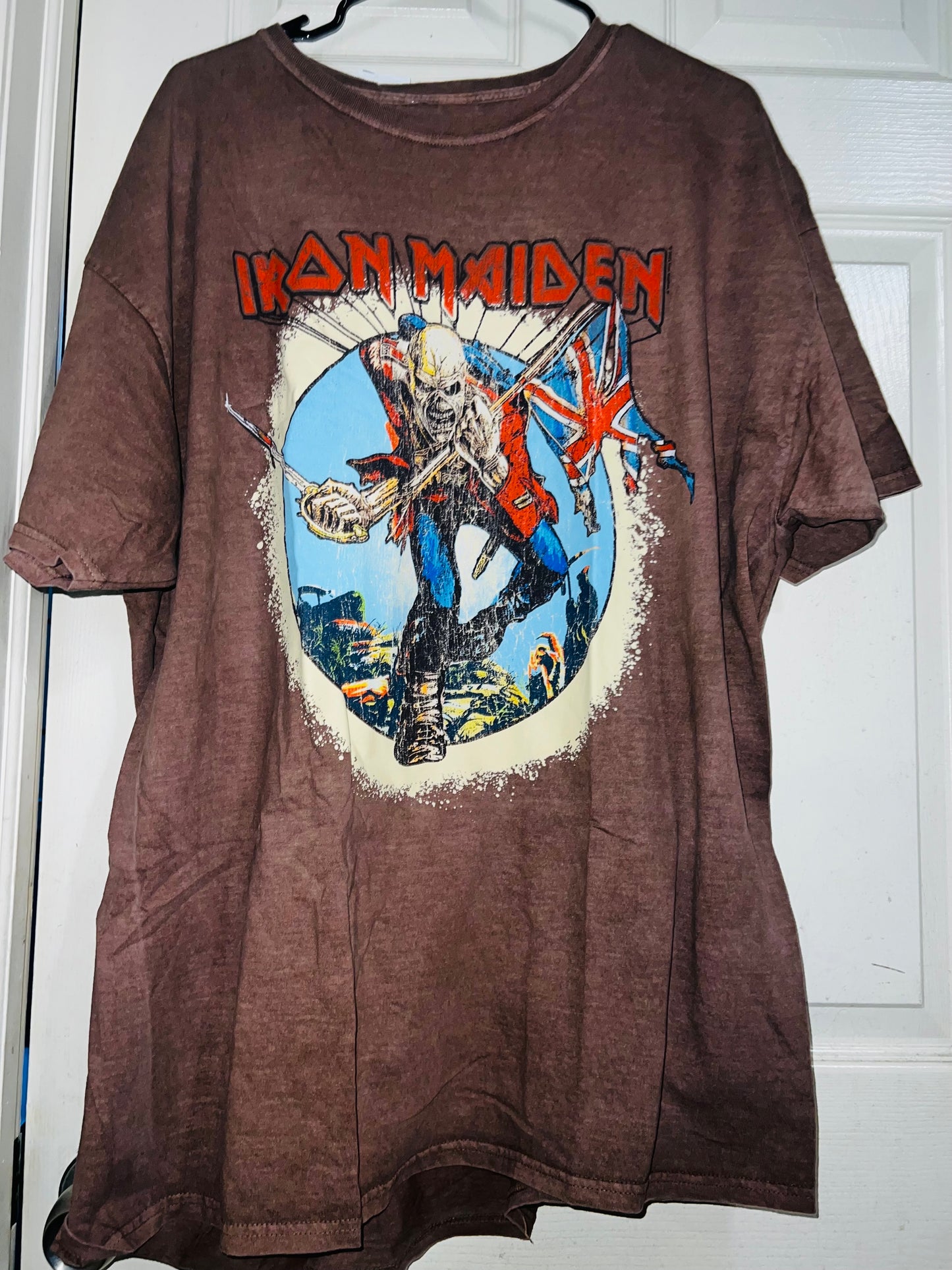 Iron Maiden Oversized Distressed Tee