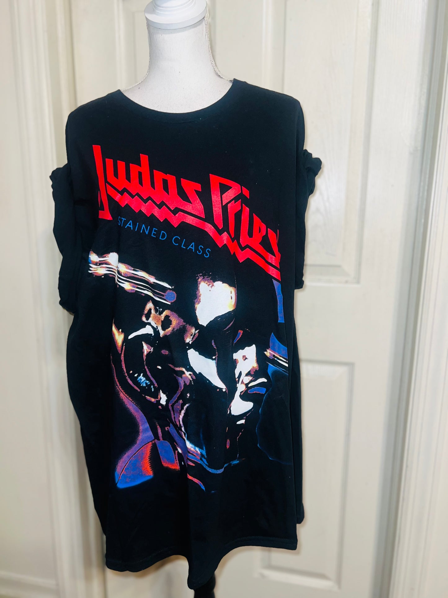 Judas Priest Oversized Distressed Tee