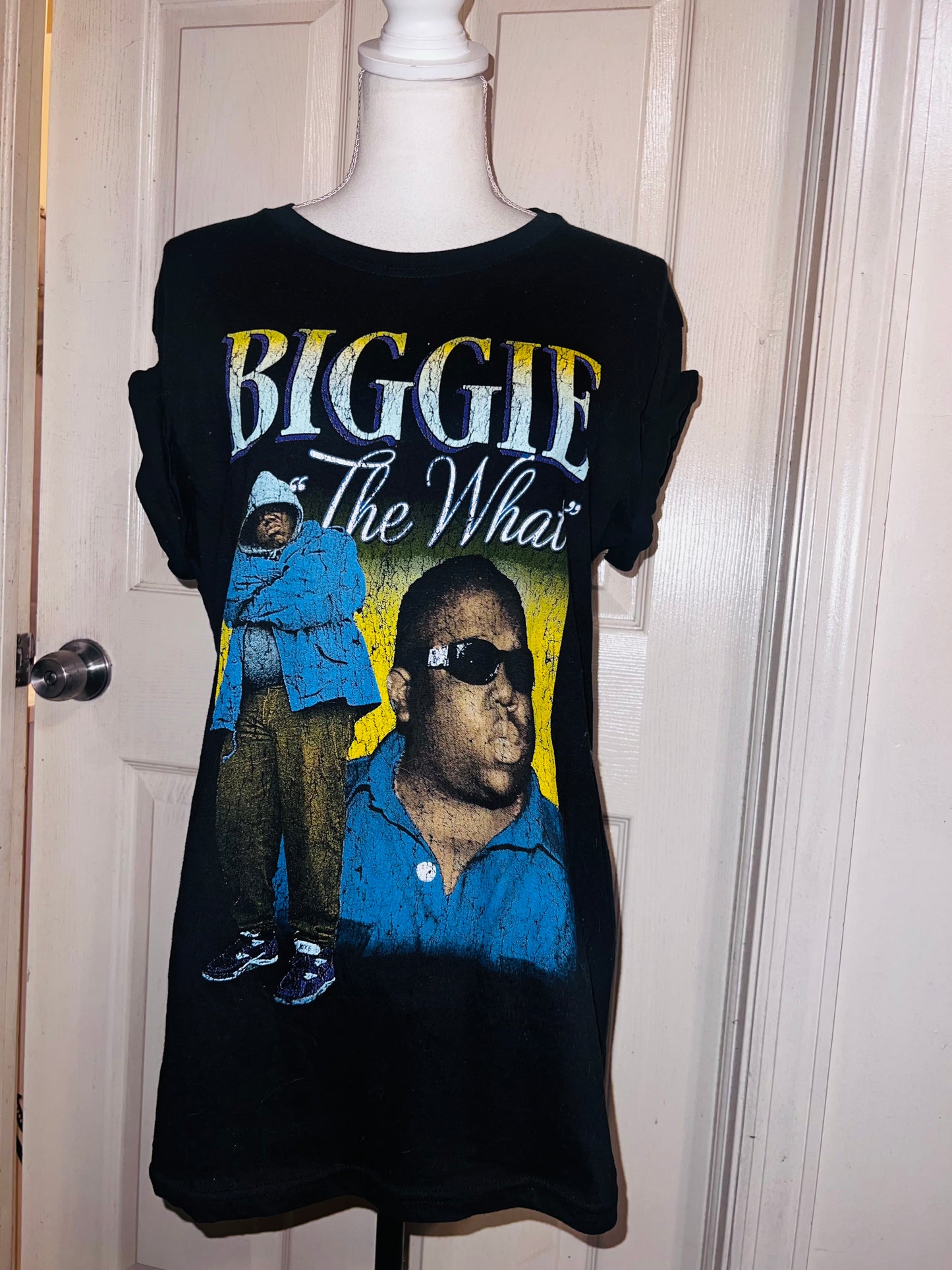 Biggie Smalls Oversized Distressed Tee