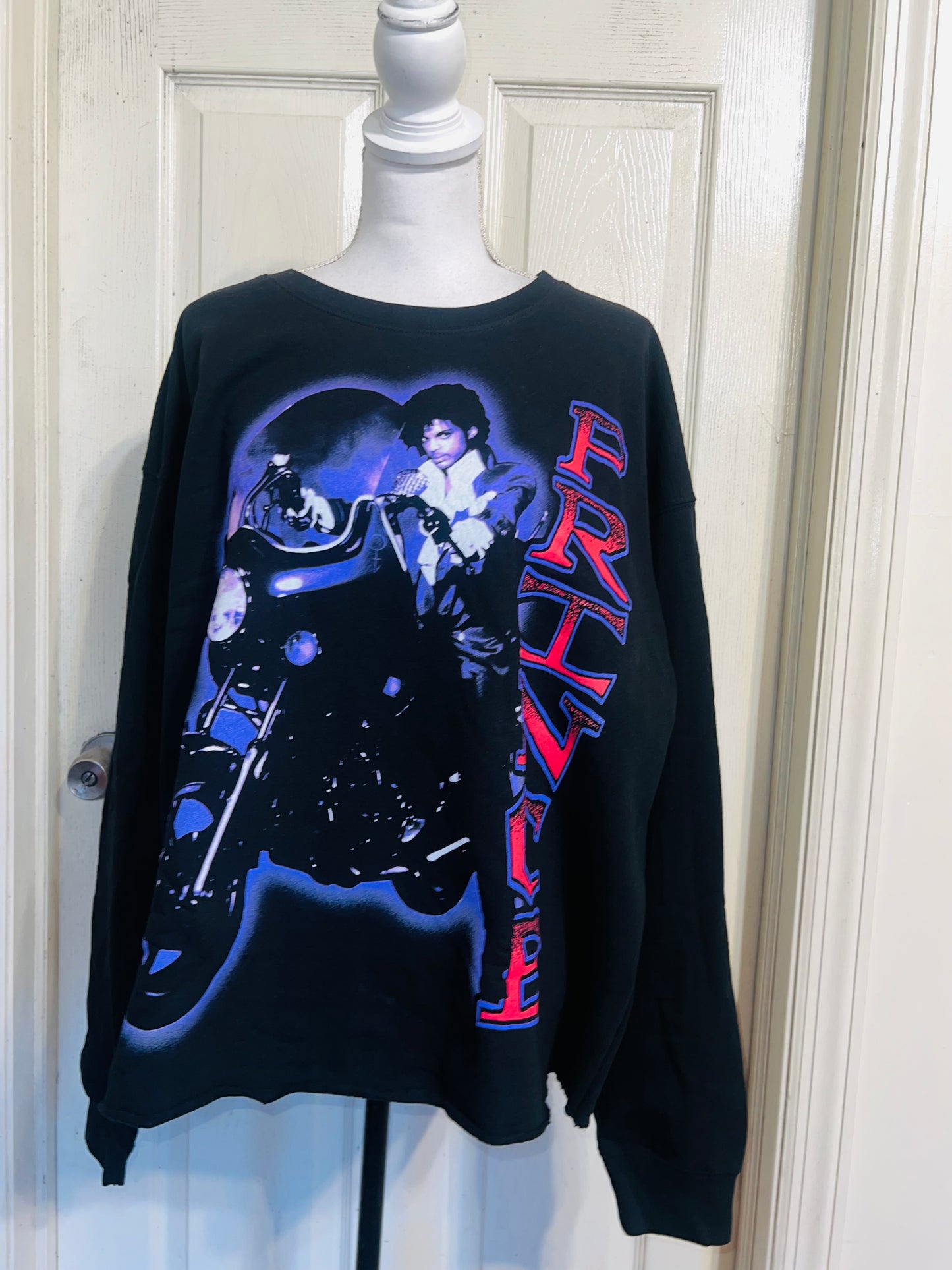 Prince Oversized Distressed Sweatshirt