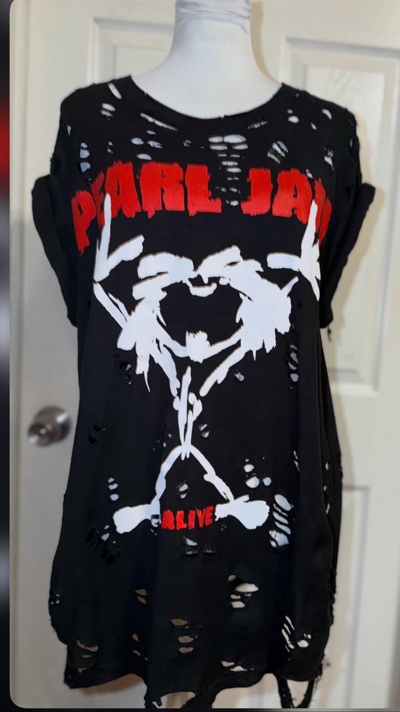Pearl Jam Double Sided Oversized Tee