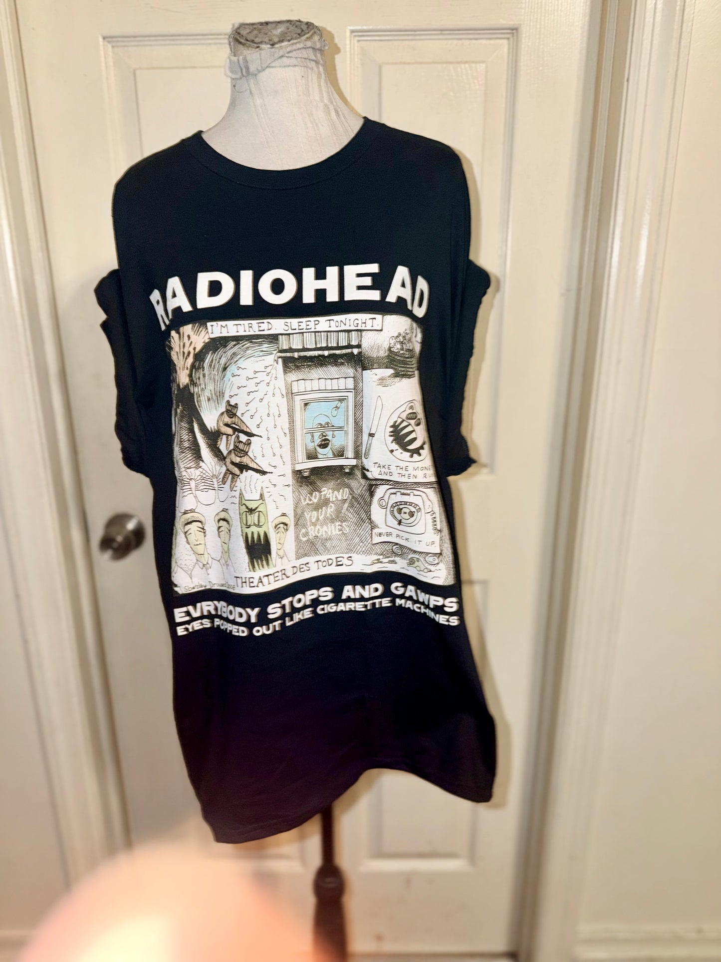 Radiohead Oversized Distressed Tee (Copy)