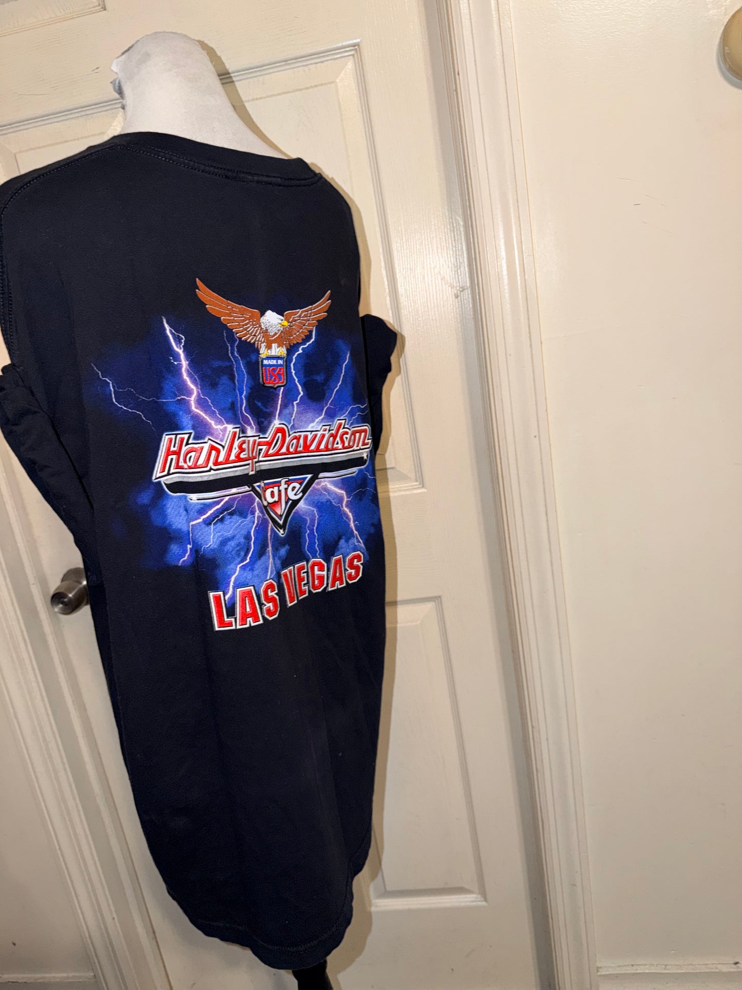 Harley Davidson Vintage Double Sided Oversized Tee