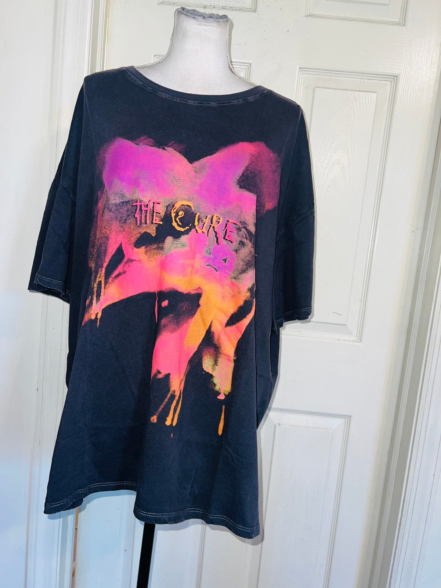 The Cure Oversized Distressed Tee