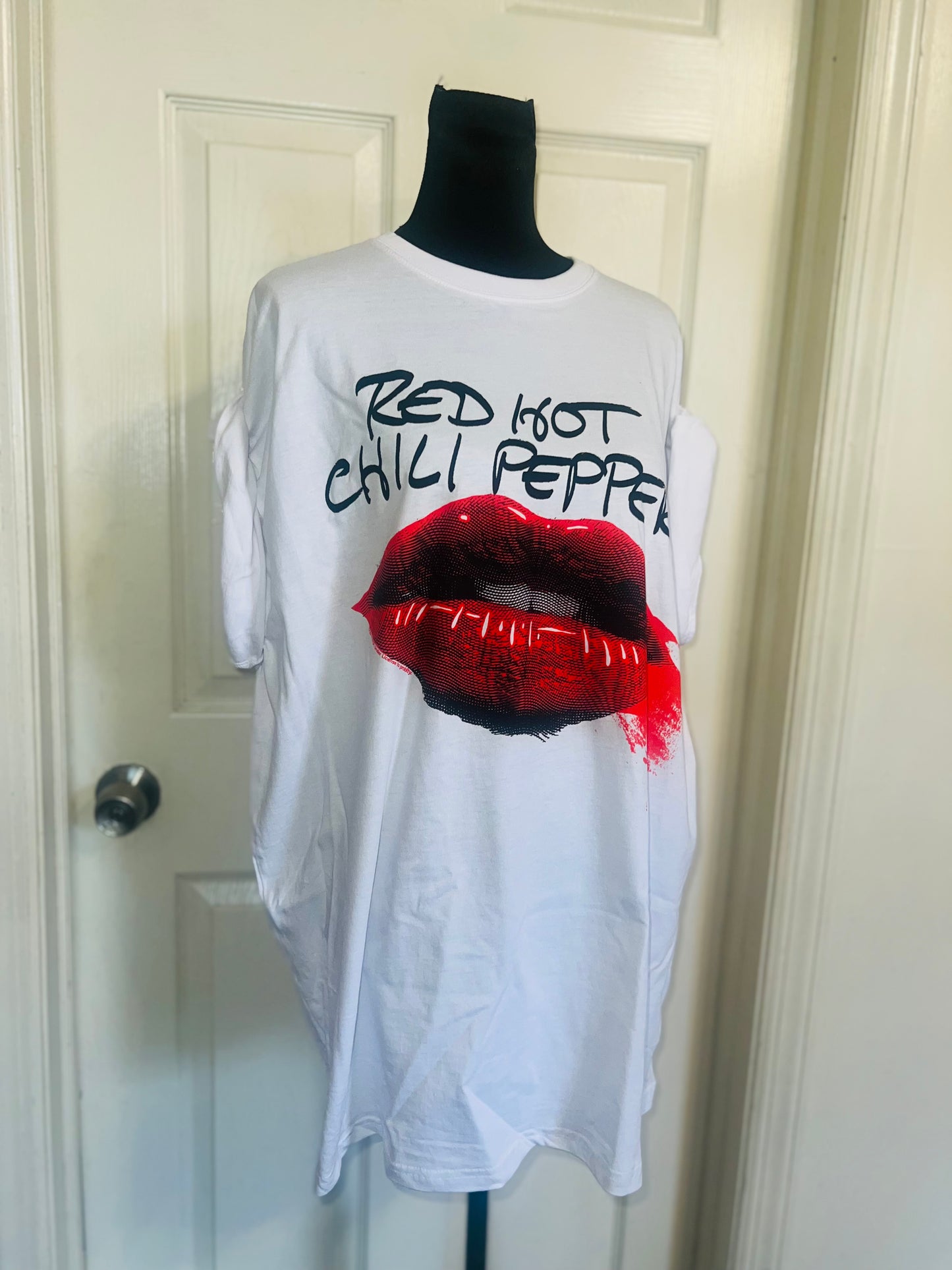 Red Hot Chili Peppers Oversized Distressed Tee