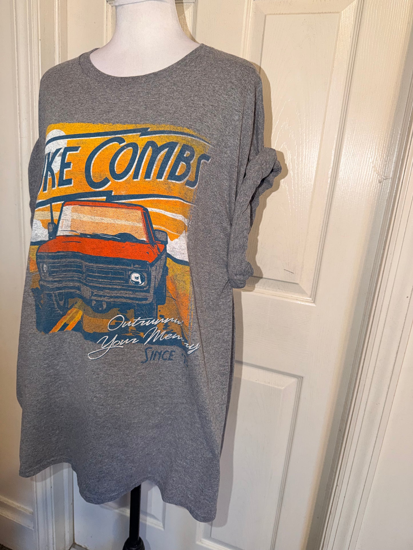 Luke Combs Oversized Distressed Tee