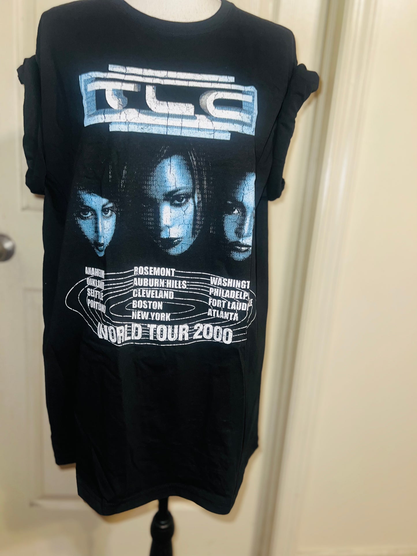 TLC Oversized Distressed Tee