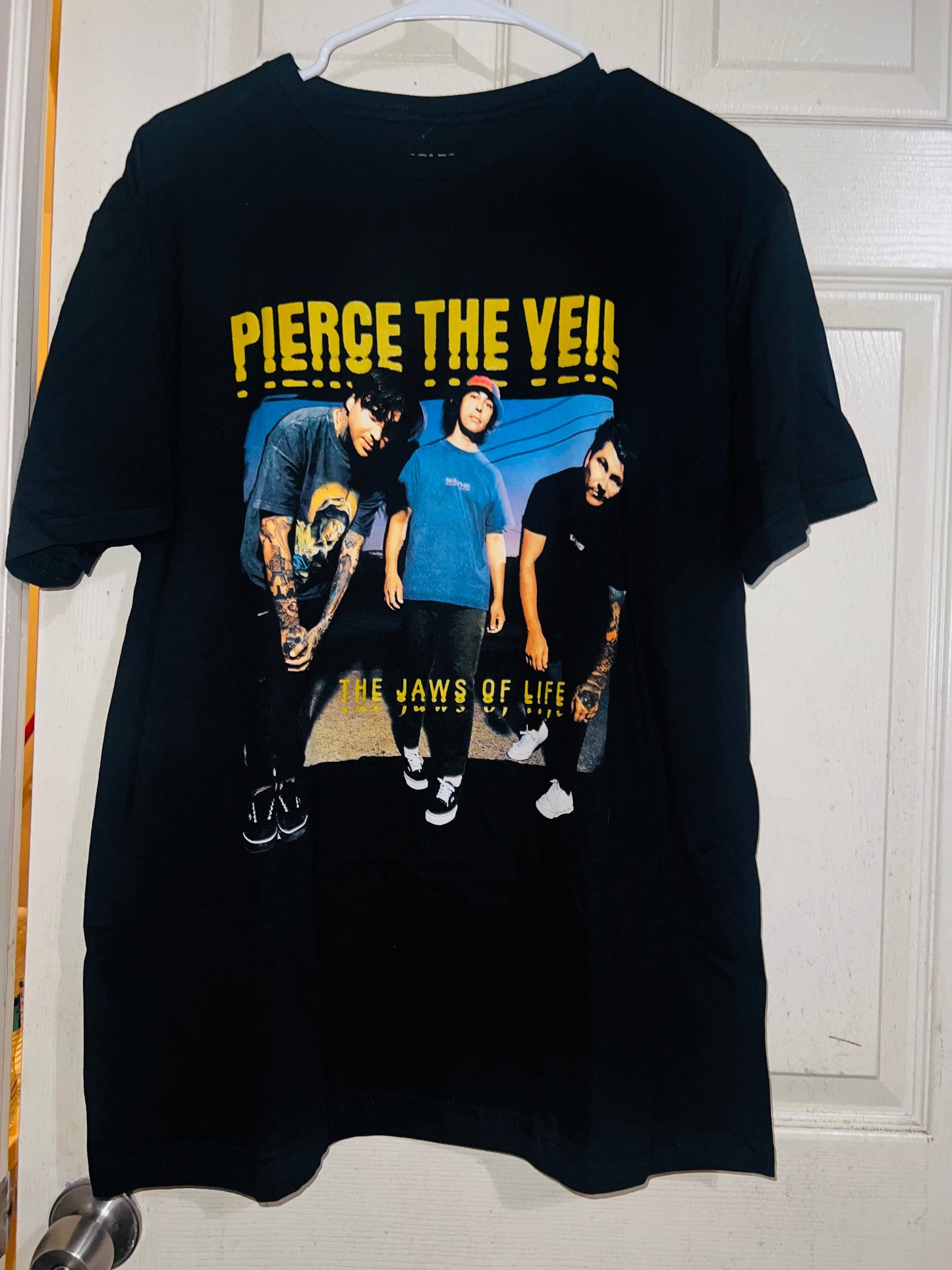 Pierce the Veil Oversized Distressed Tee