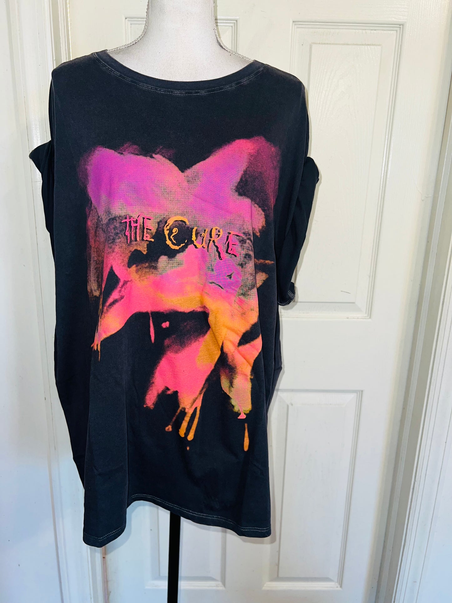 The Cure Oversized Distressed Tee