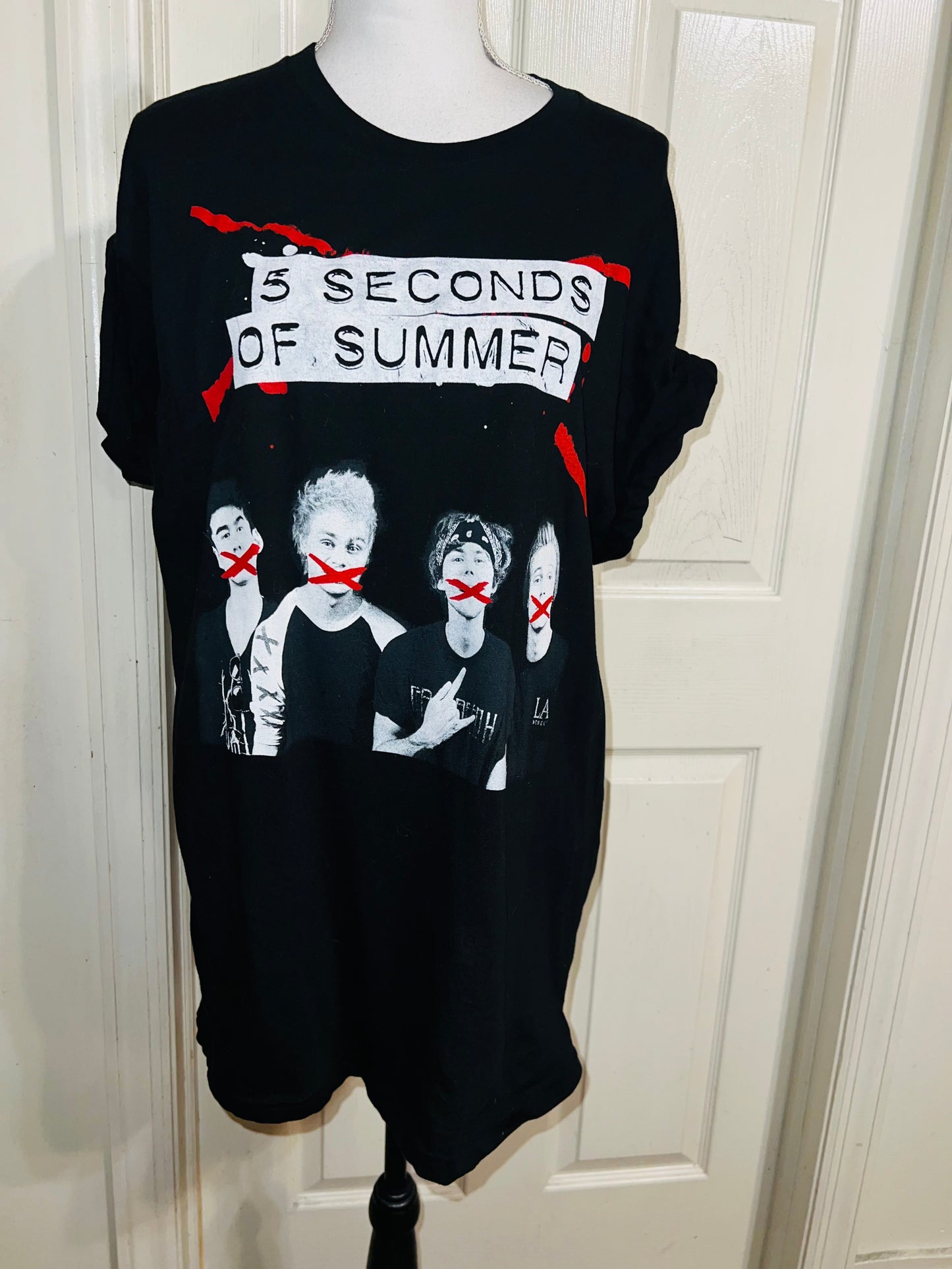 5 Seconds of Summer Distressed Tee