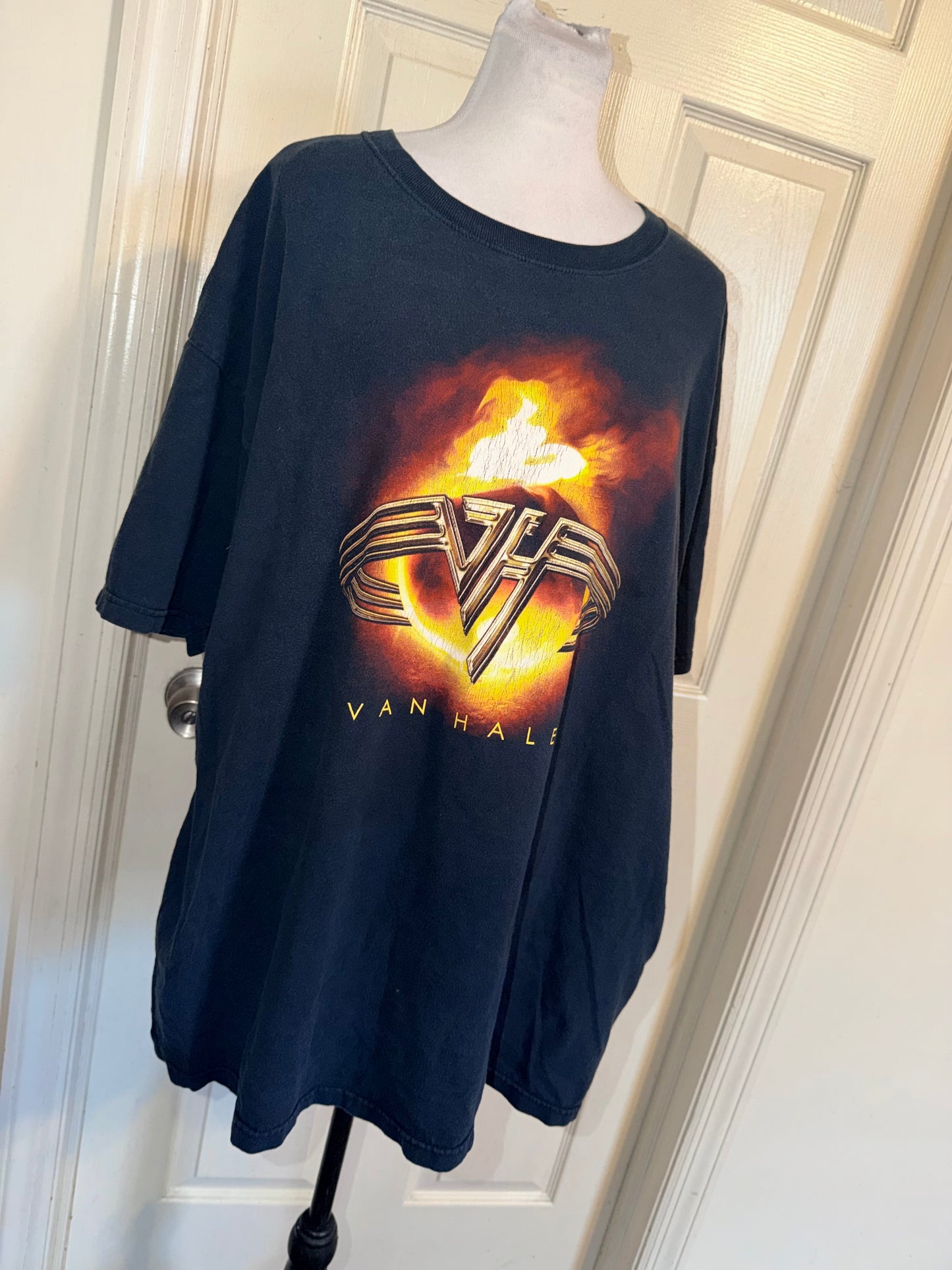 Van Halen Vintage Double Sided Oversized Distressed Tee