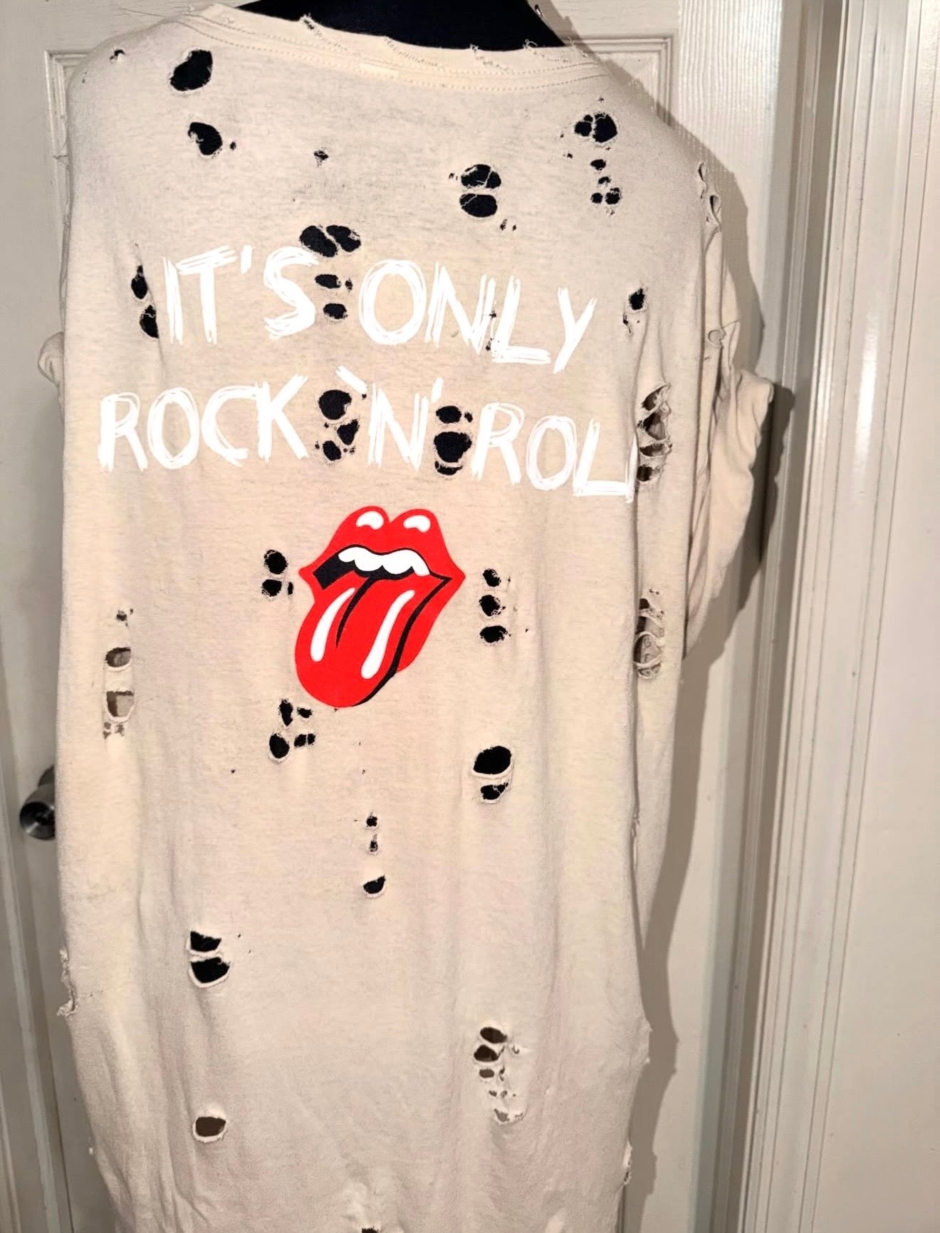 The Rolling Stones Double Sided Distressed Tee