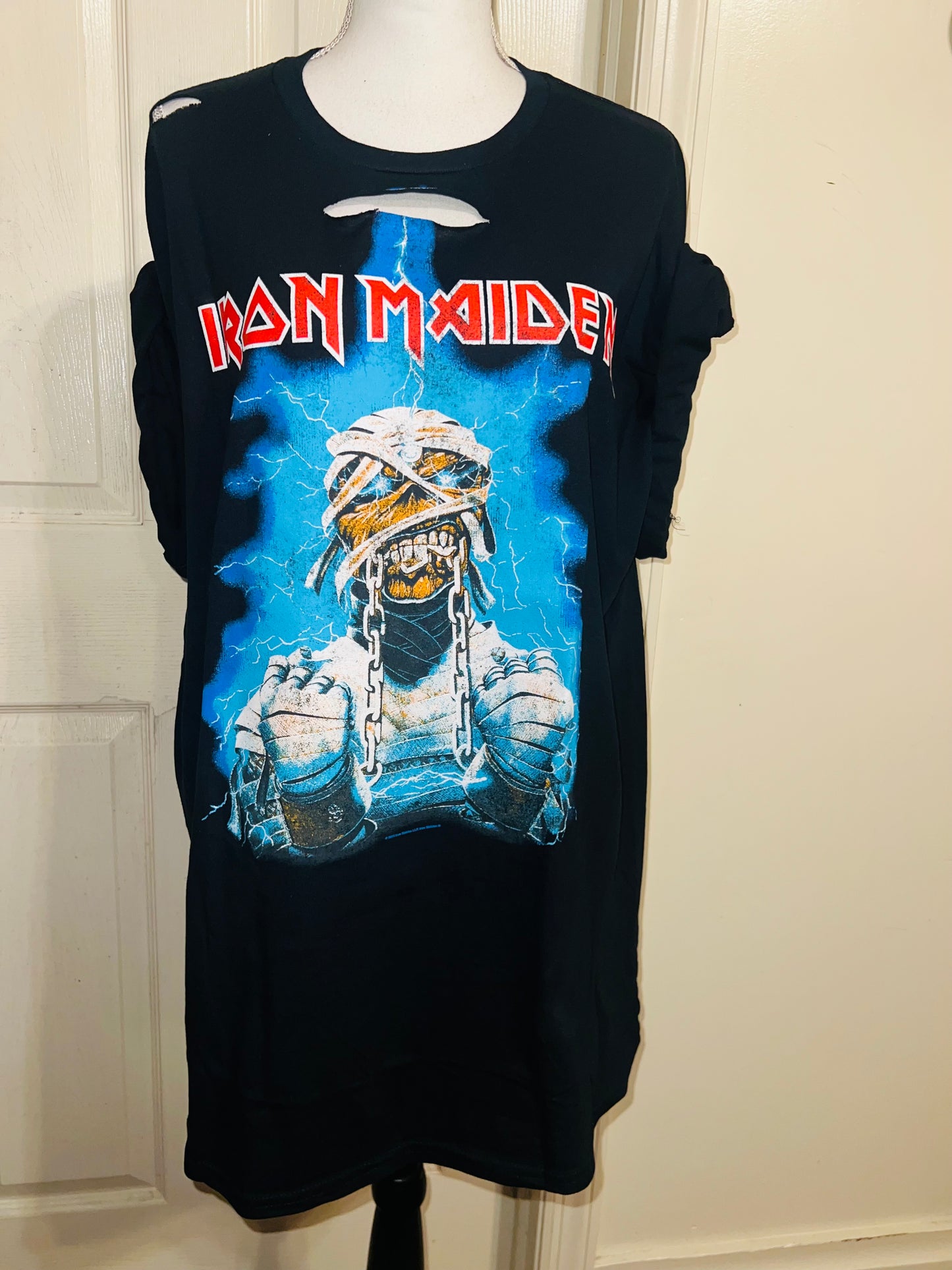 Iron Maiden Oversized Distressed Tee