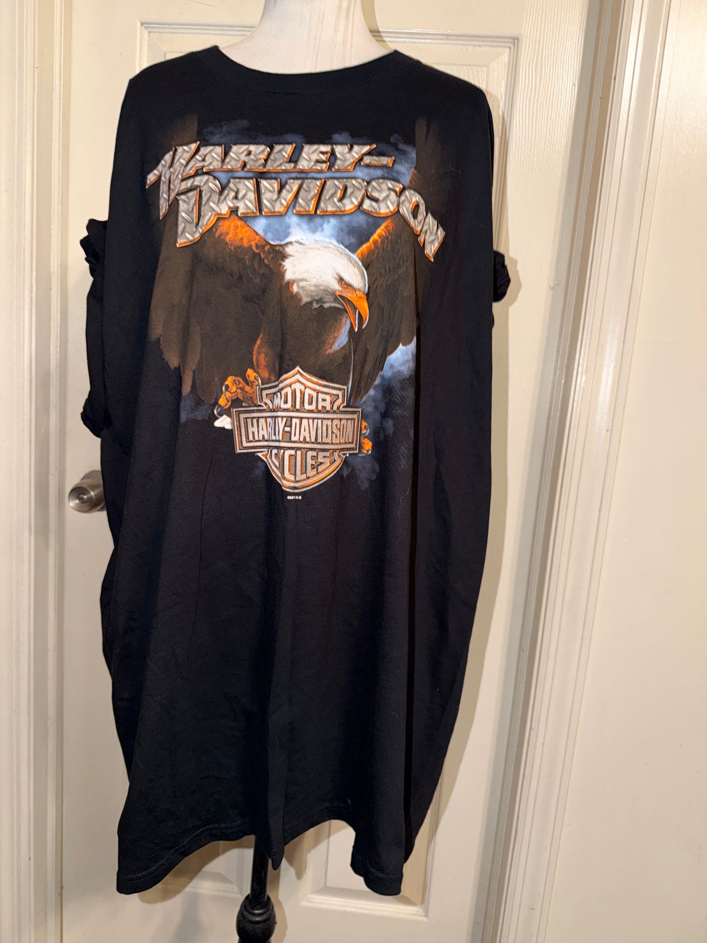 Harley Davidson Vintage Double Sided Oversized Tee