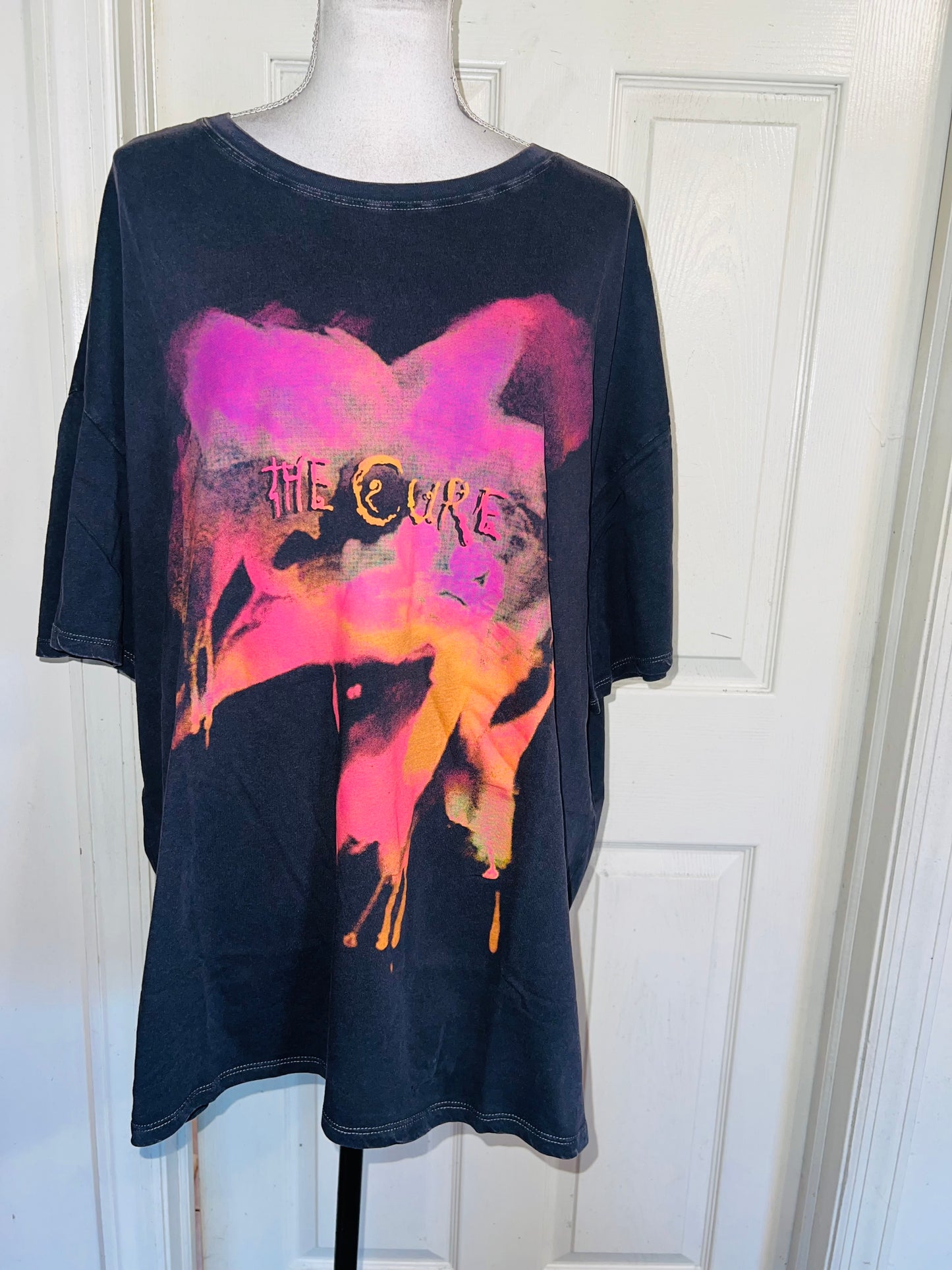 The Cure Oversized Distressed Tee