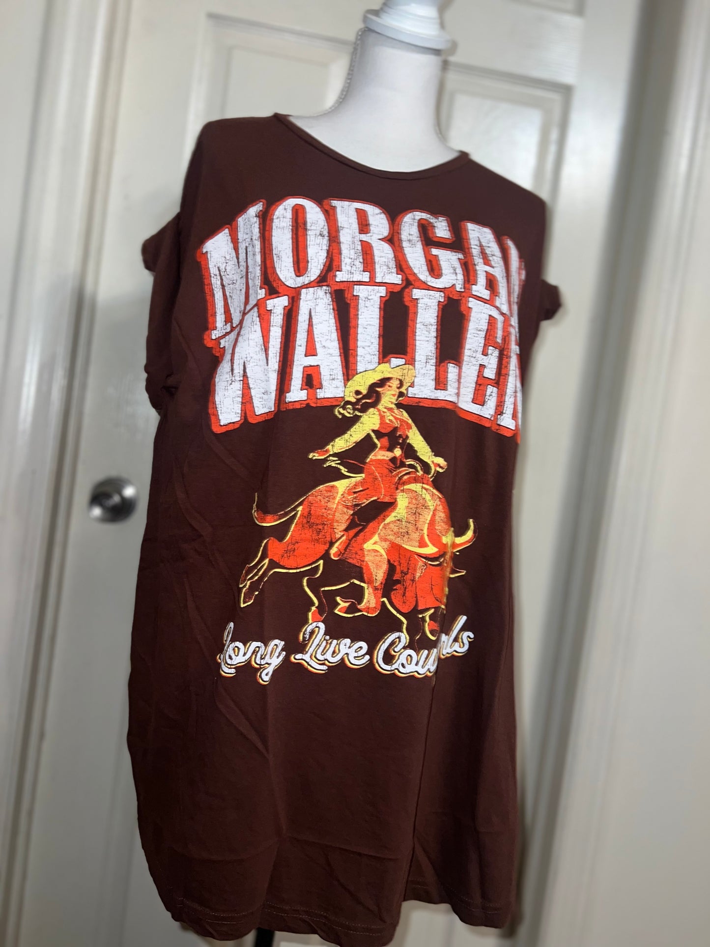 Morgan Wallen Oversized Distressed Tee