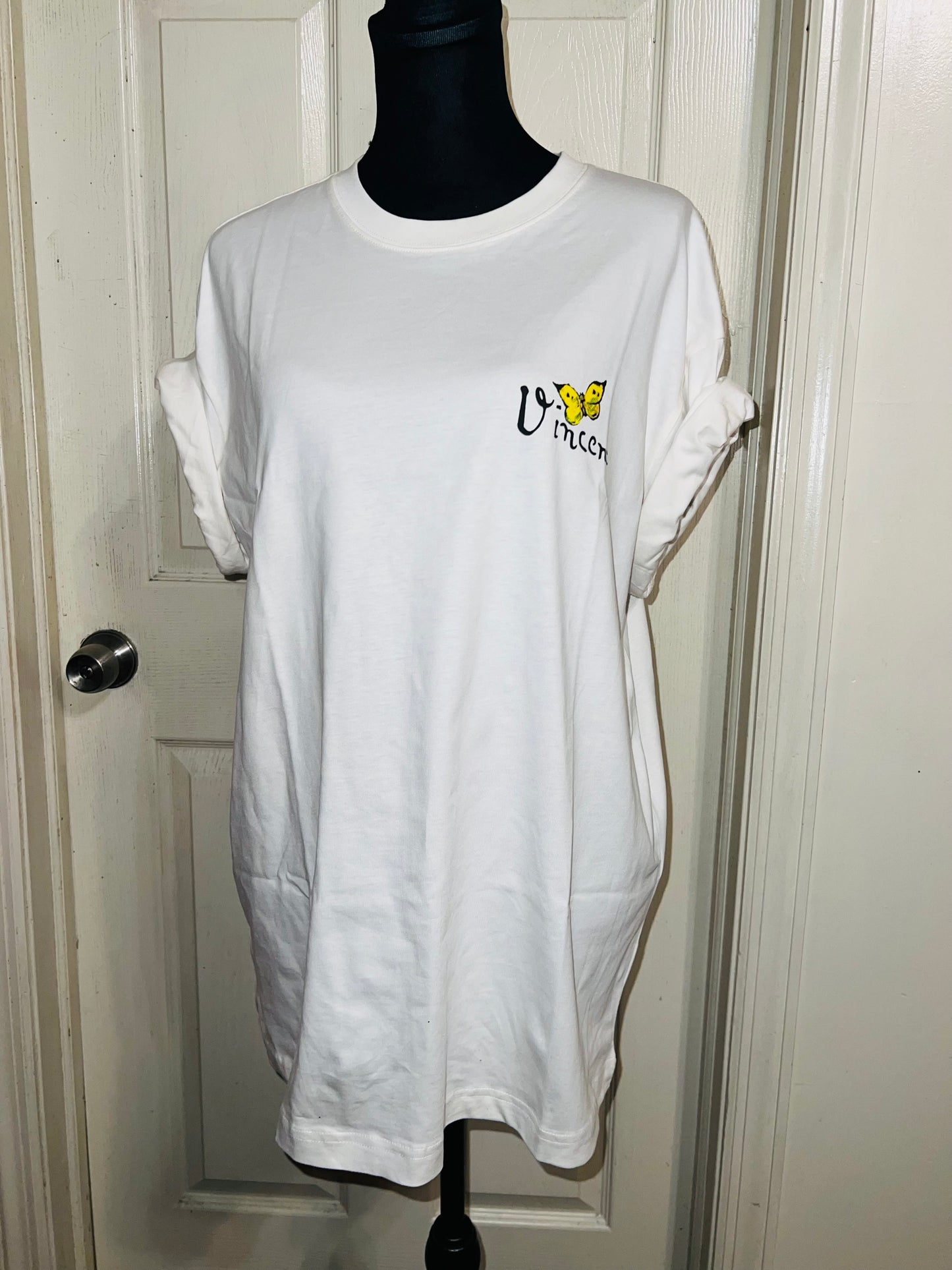 Vincent Van Gogh Double Sided Distressed Tee