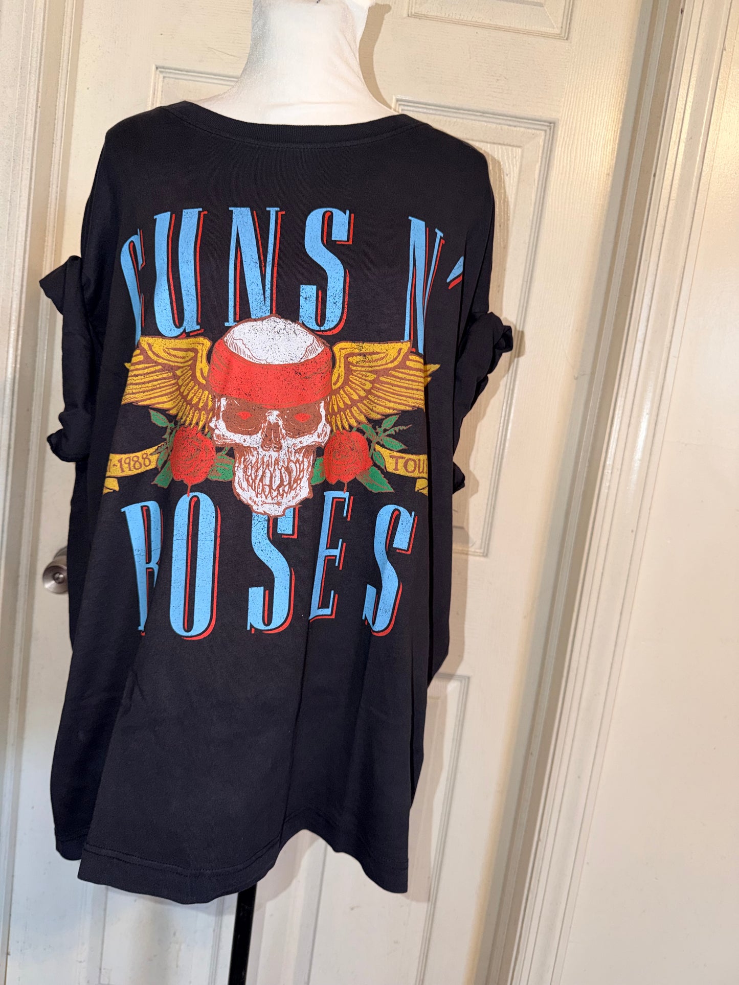 Guns N’ Roses Double Sided Oversized Distressed Tee