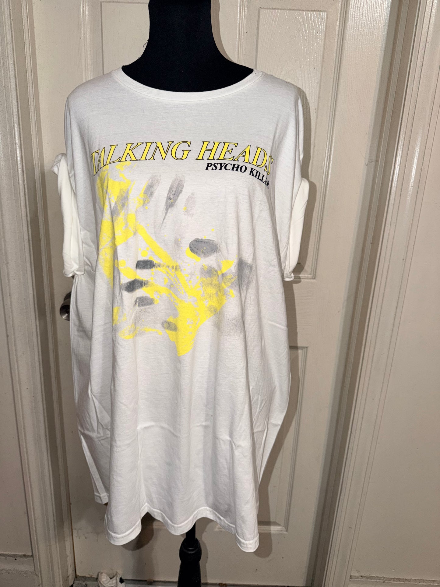 The Talking Heads Oversized Distressed Tee