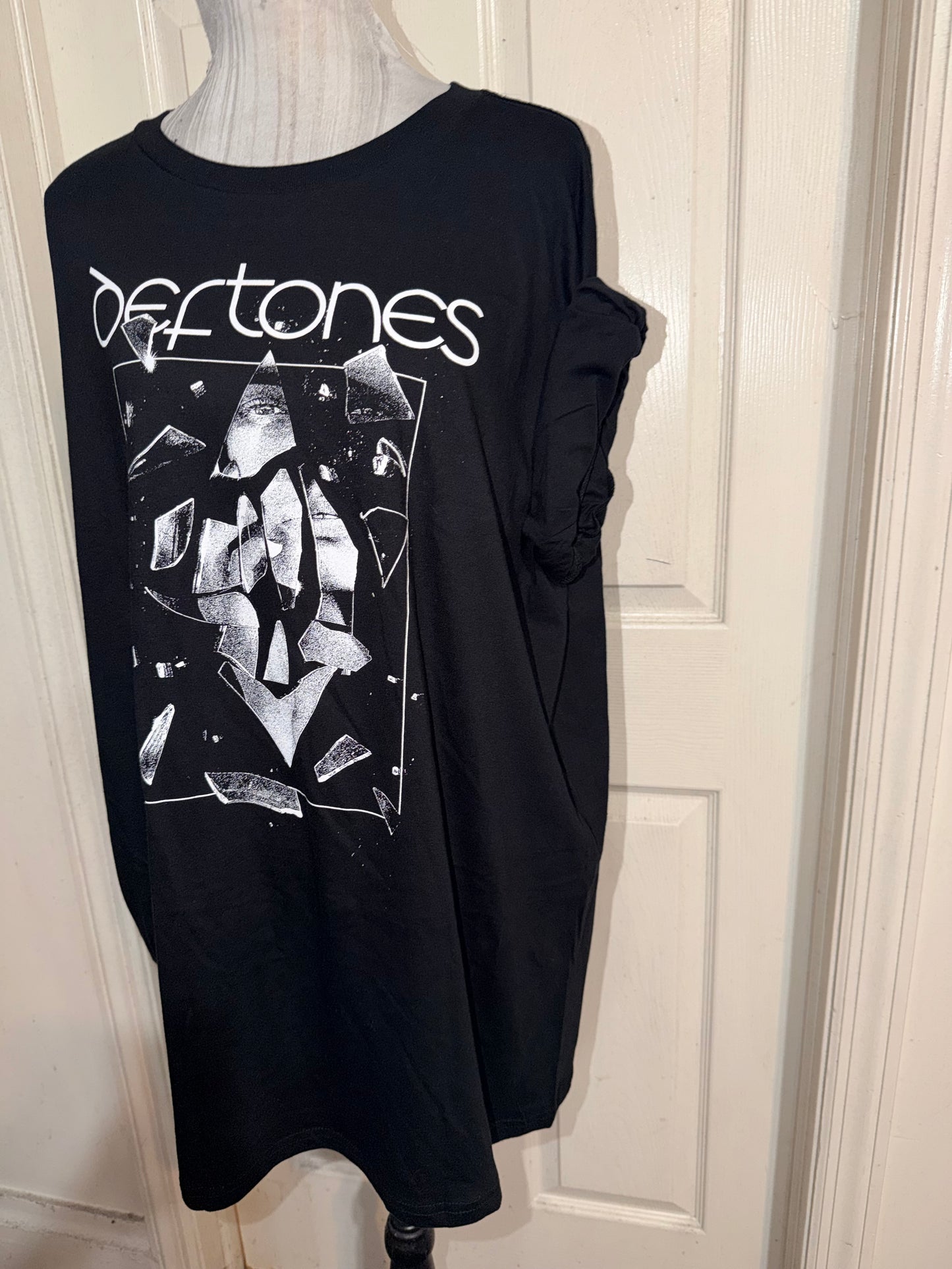Deftones Oversized Distressed Tee