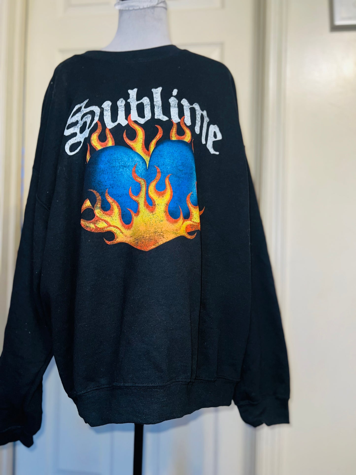 Sublime Oversized Distressed Sweatshirt