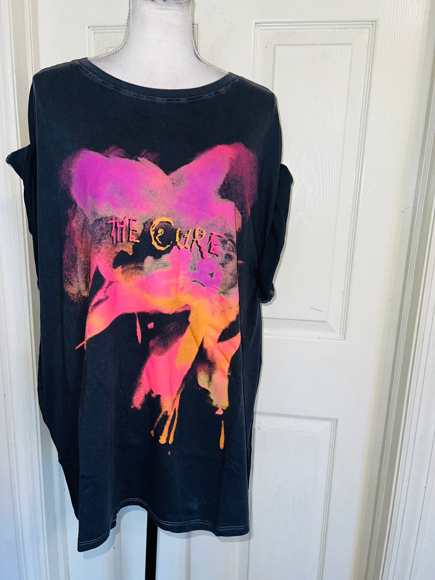 The Cure Oversized Distressed Tee