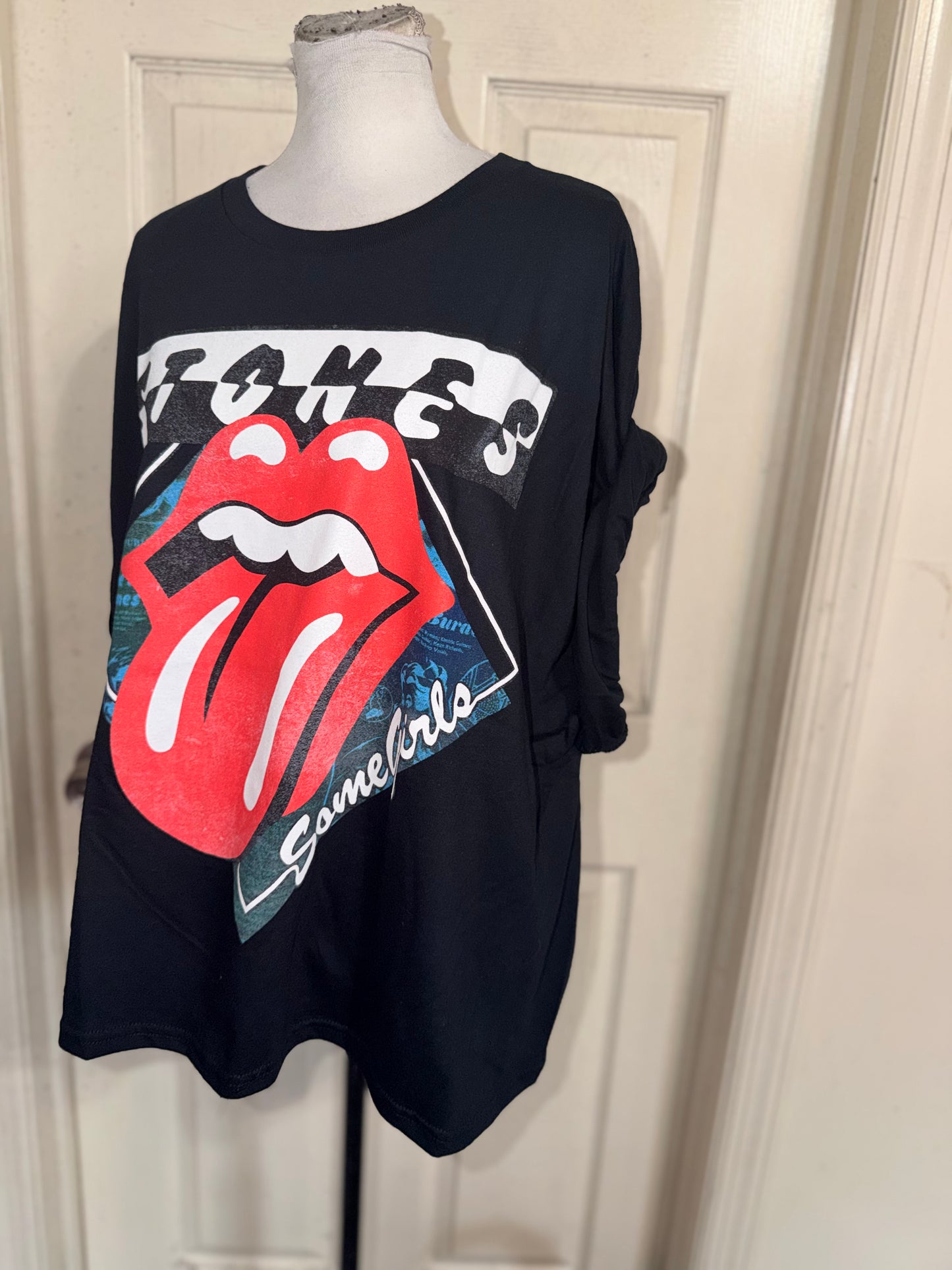 The Rolling Stones Oversized Distressed Tee