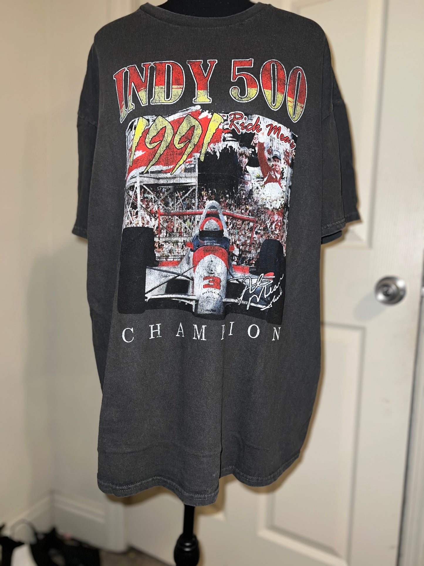 Indy 500 Oversized Distressed Tee