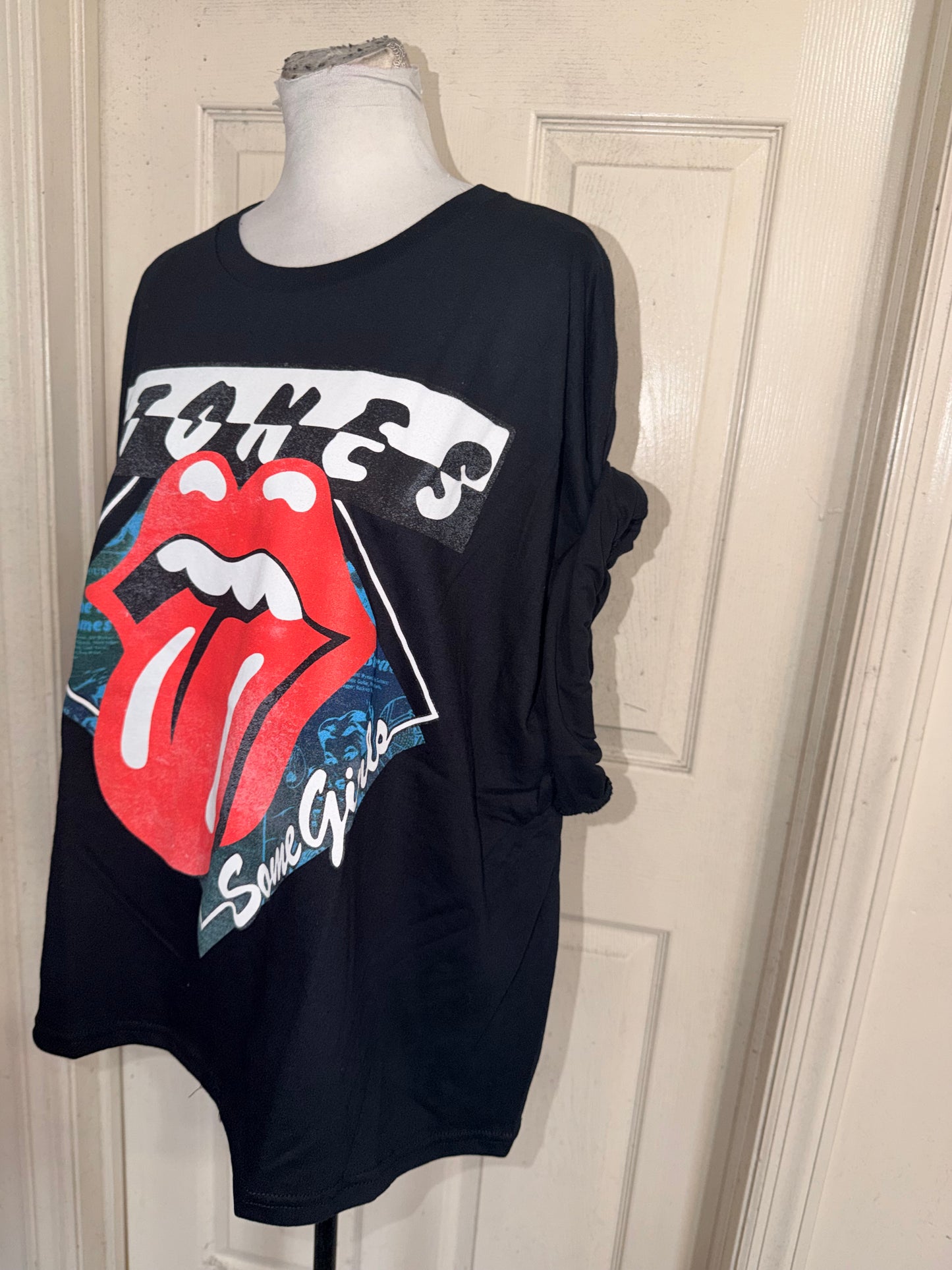 The Rolling Stones Oversized Distressed Tee