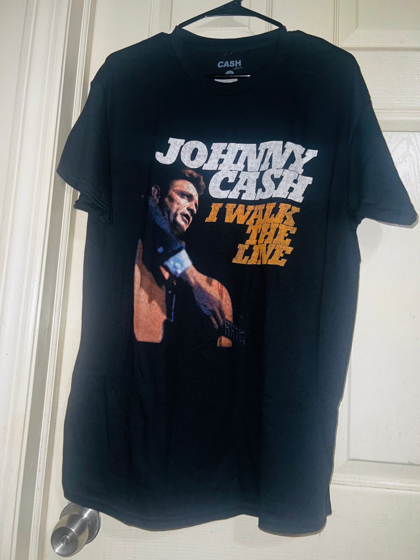 Johnny Cash Walk the Line Oversized Tee